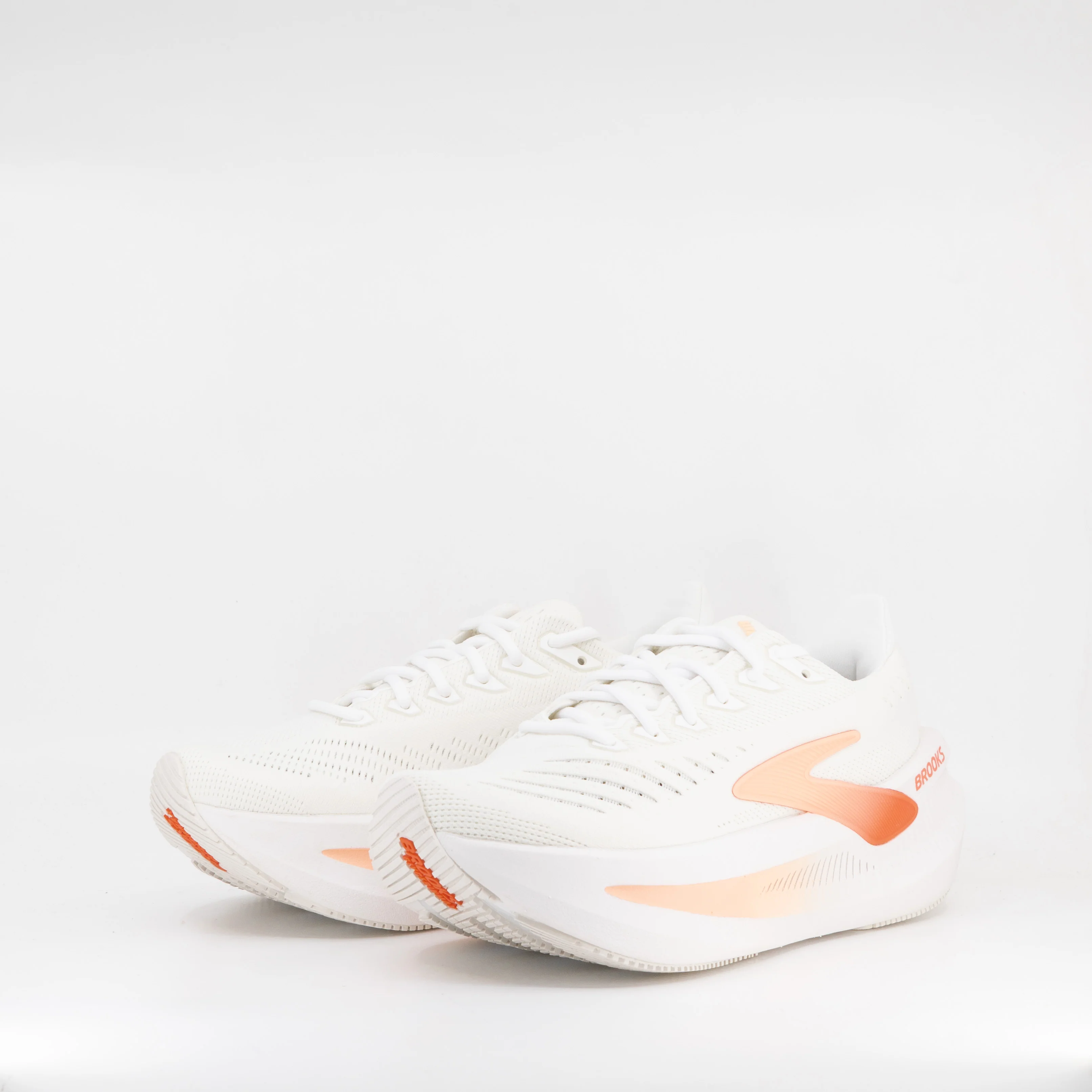 Brooks Glycerin Max 2 (B Standard) Womens White/Coral/Peach
