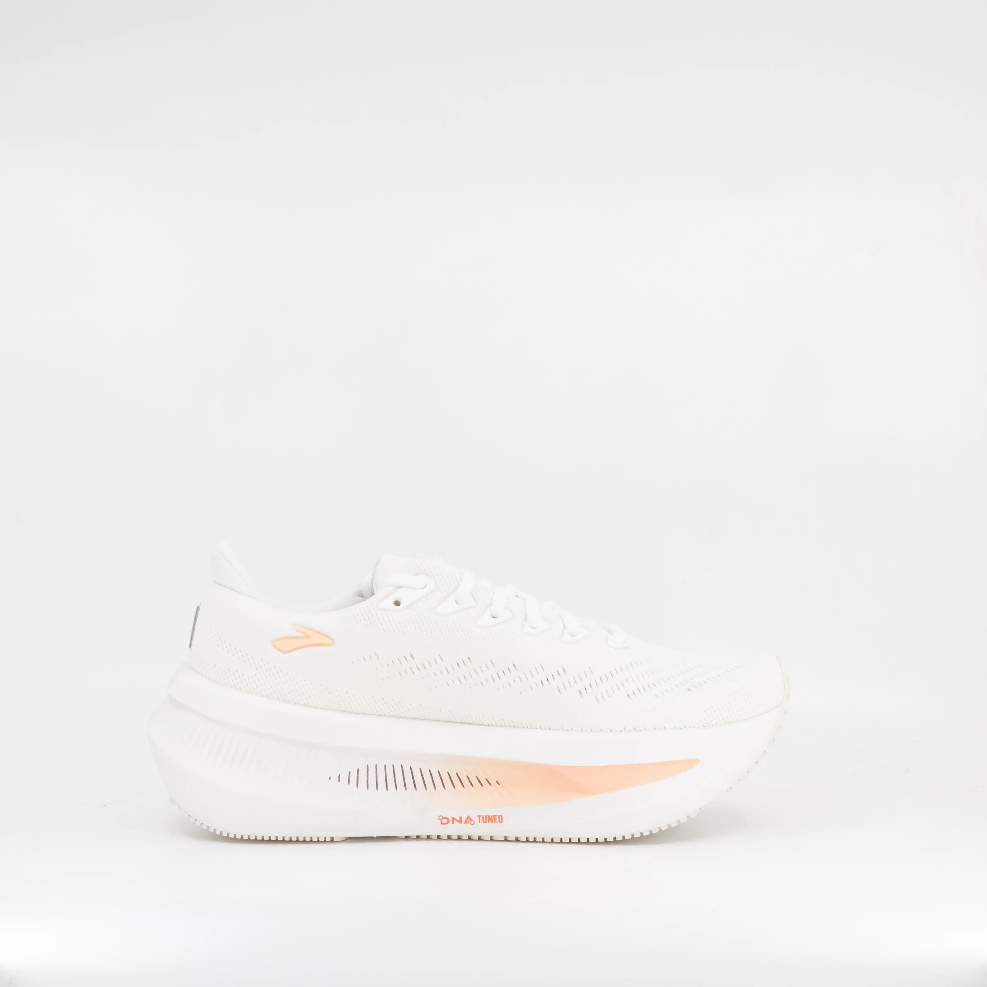 Brooks Glycerin Max 2 (B Standard) Womens White/Coral/Peach - Image 3