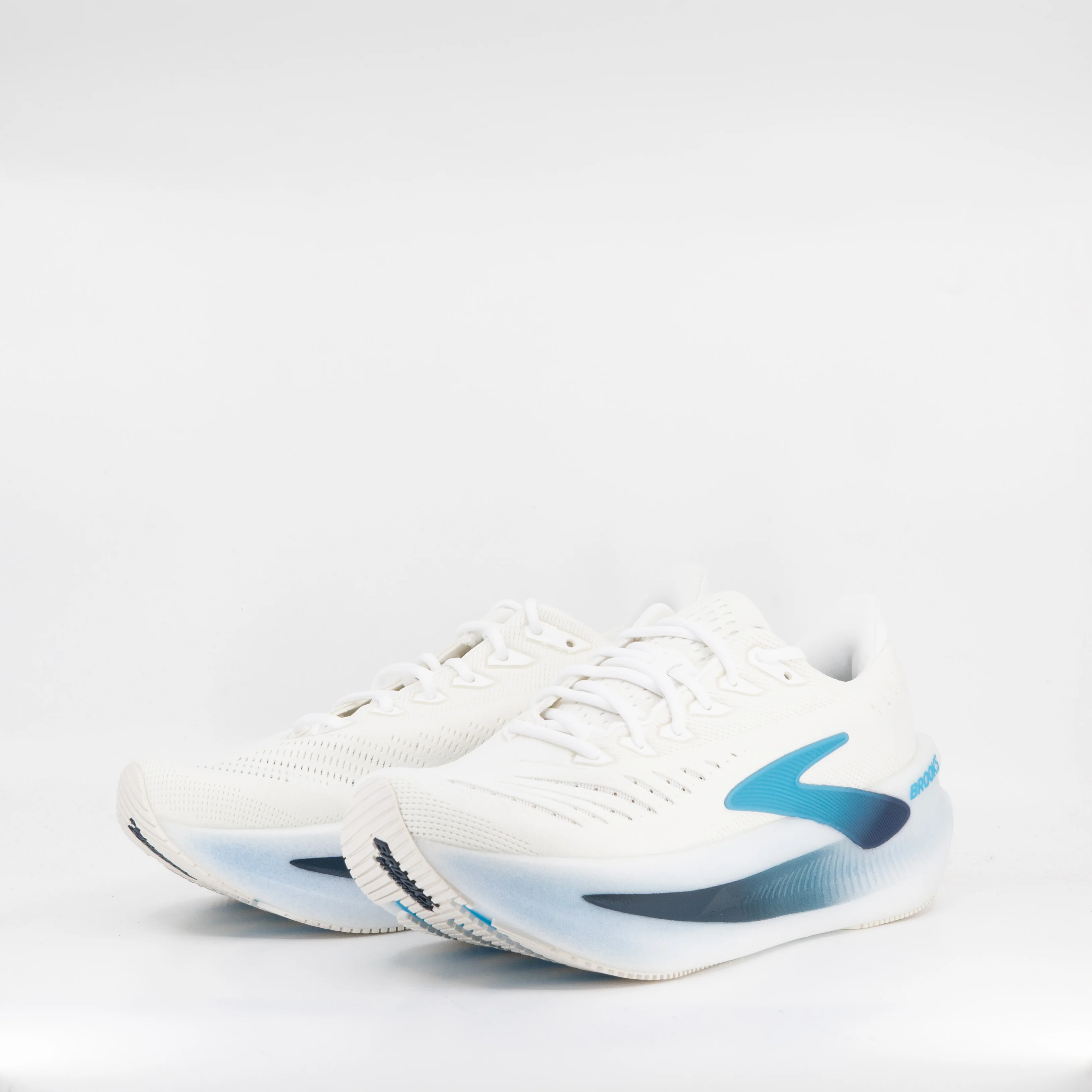 Brooks Glycerin Max 2 (D Standard) Mens White/Blue/Spellbound