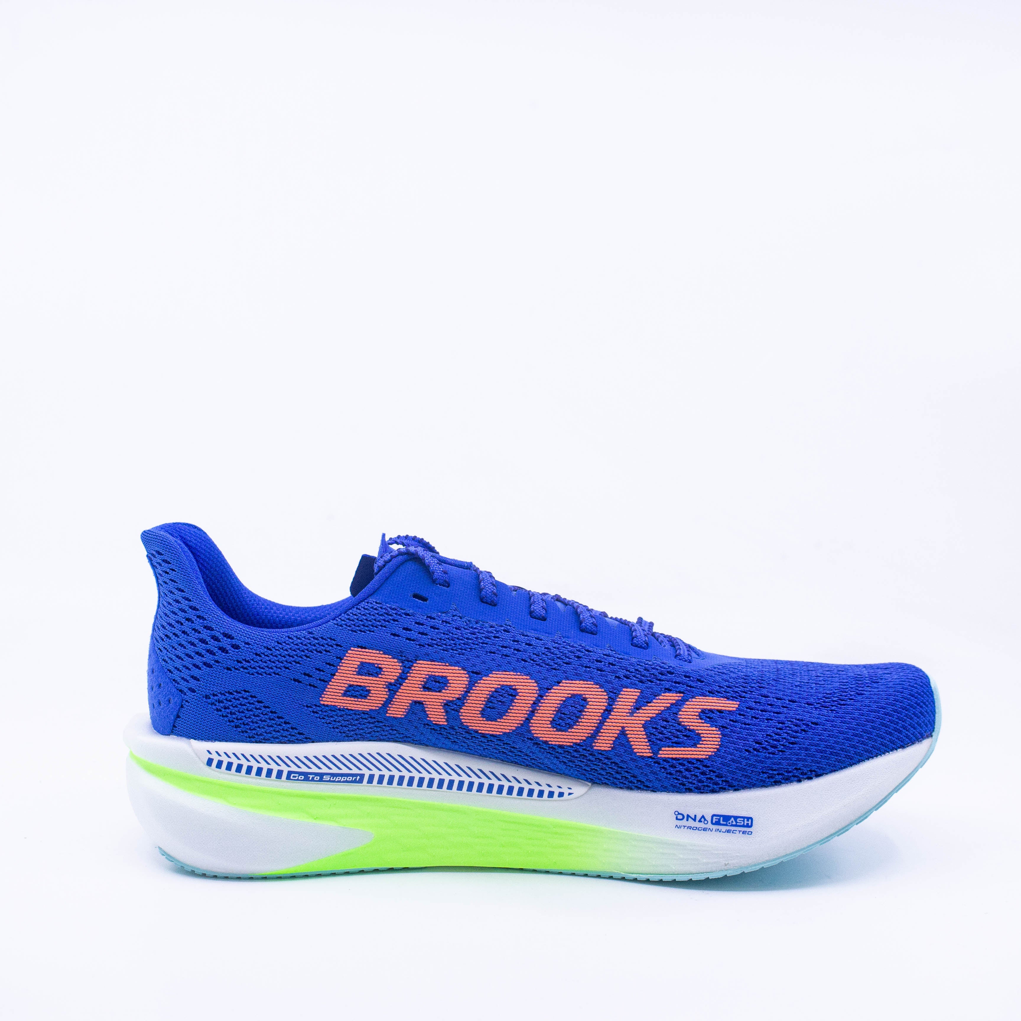 Brooks Hyperion GTS 2 (D Standard) Mens Colbalt/Green Gecko/Limpett - Image 4