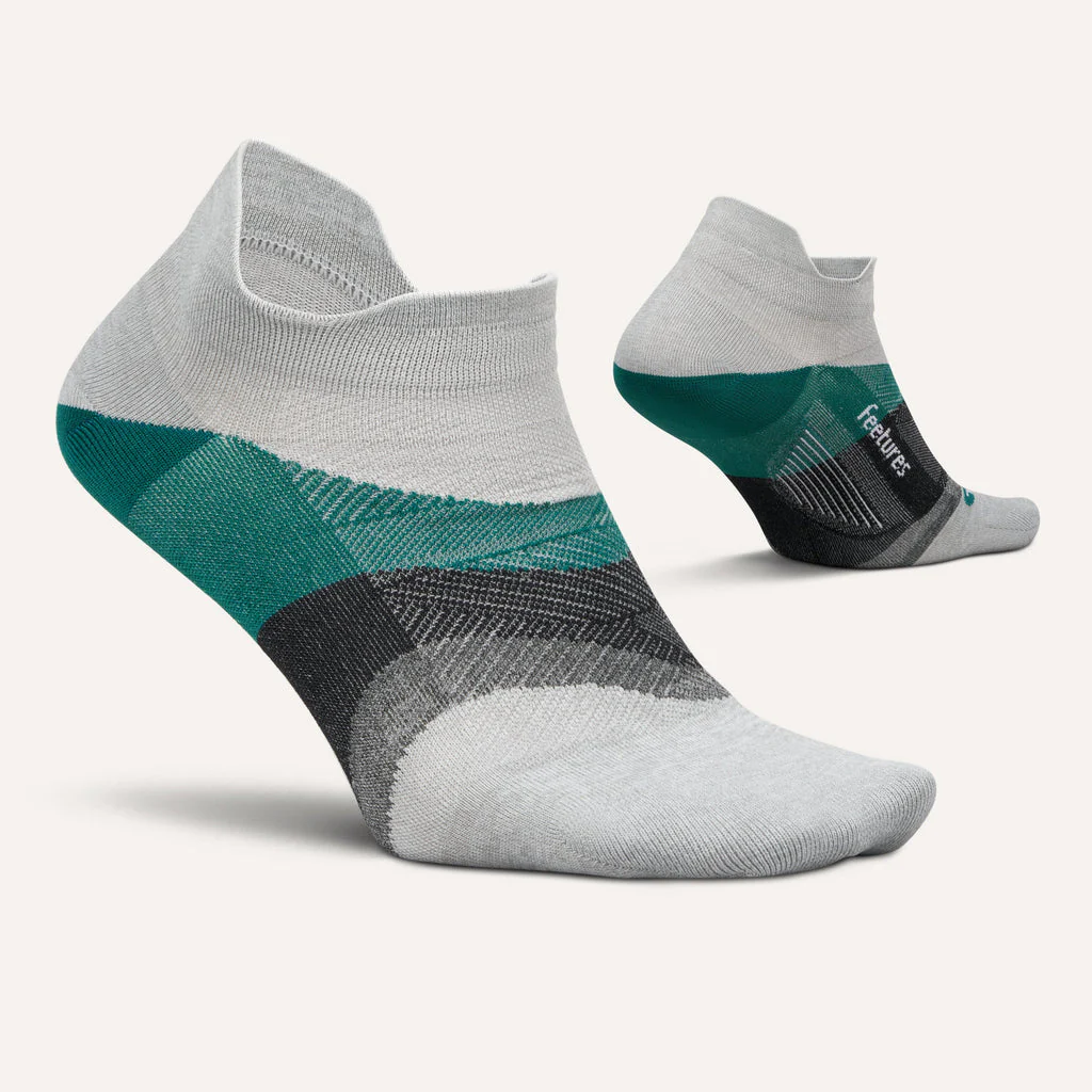 Feetures Elite Ultra Light Cushion No Show Tab  Stone Ivy - Image 2