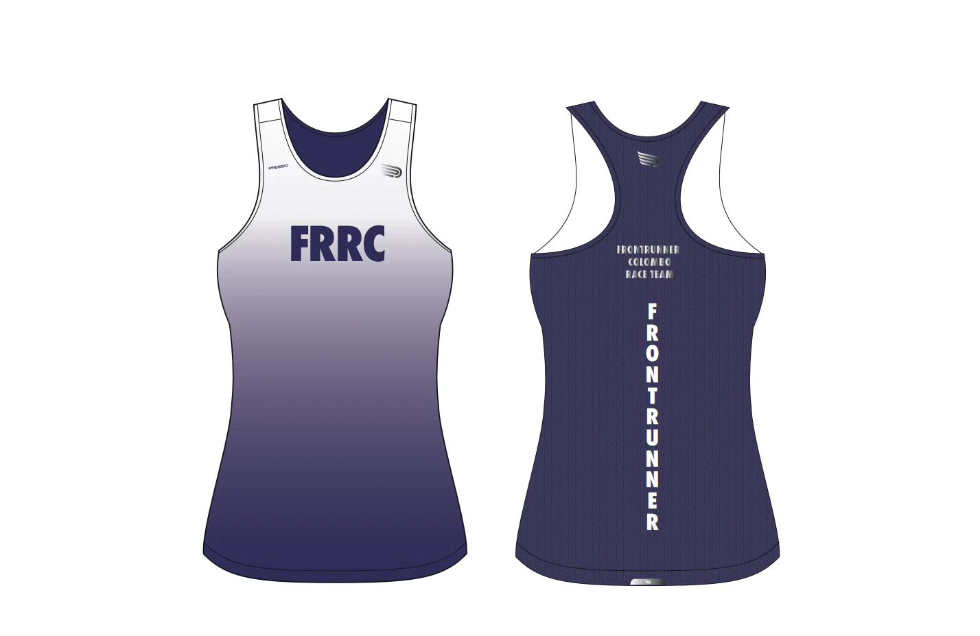 Frontrunner Race Team x Pressio Limited Edition Singlet Womens