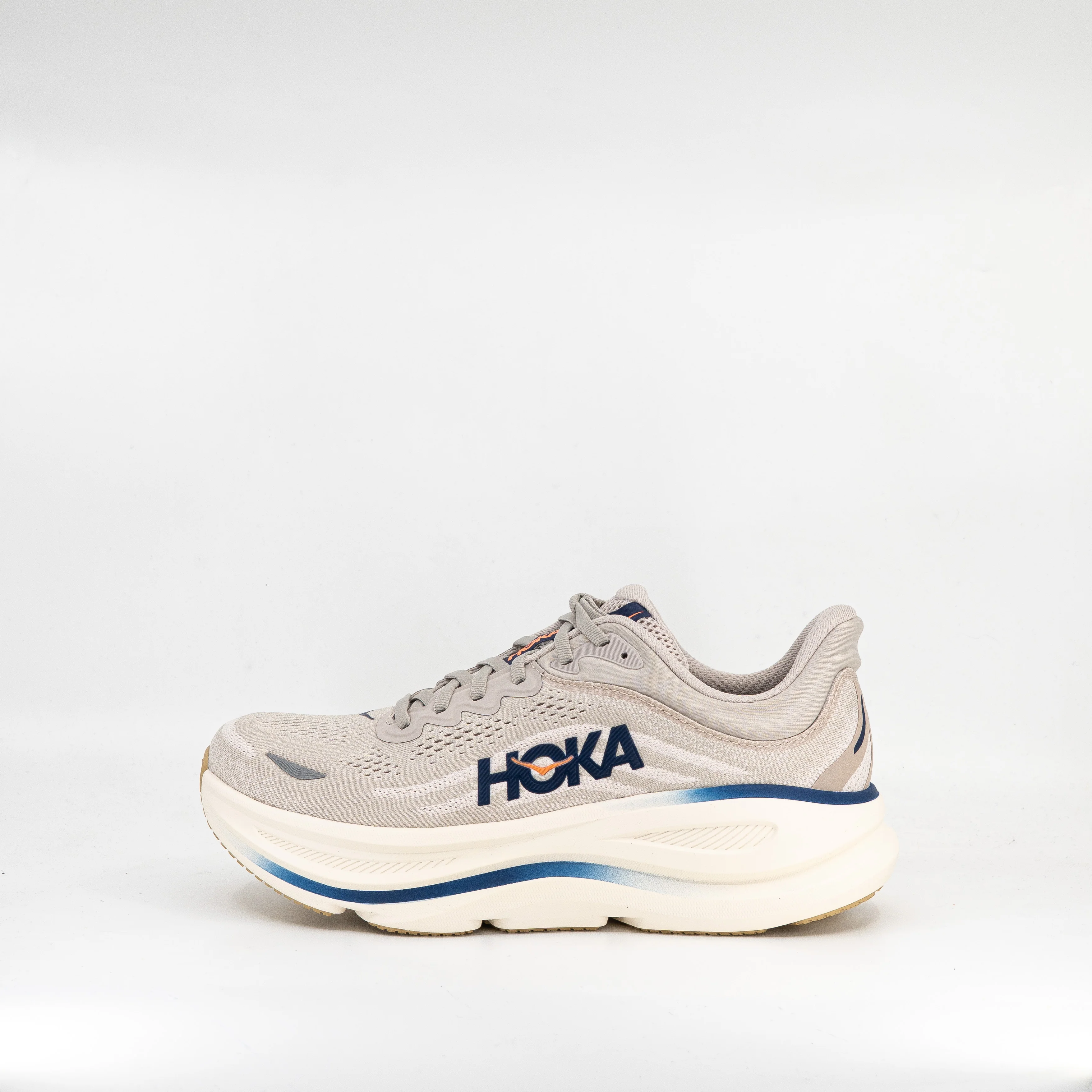 Hoka Bondi 9 (D Standard) Mens Stucco/Grout - Image 2