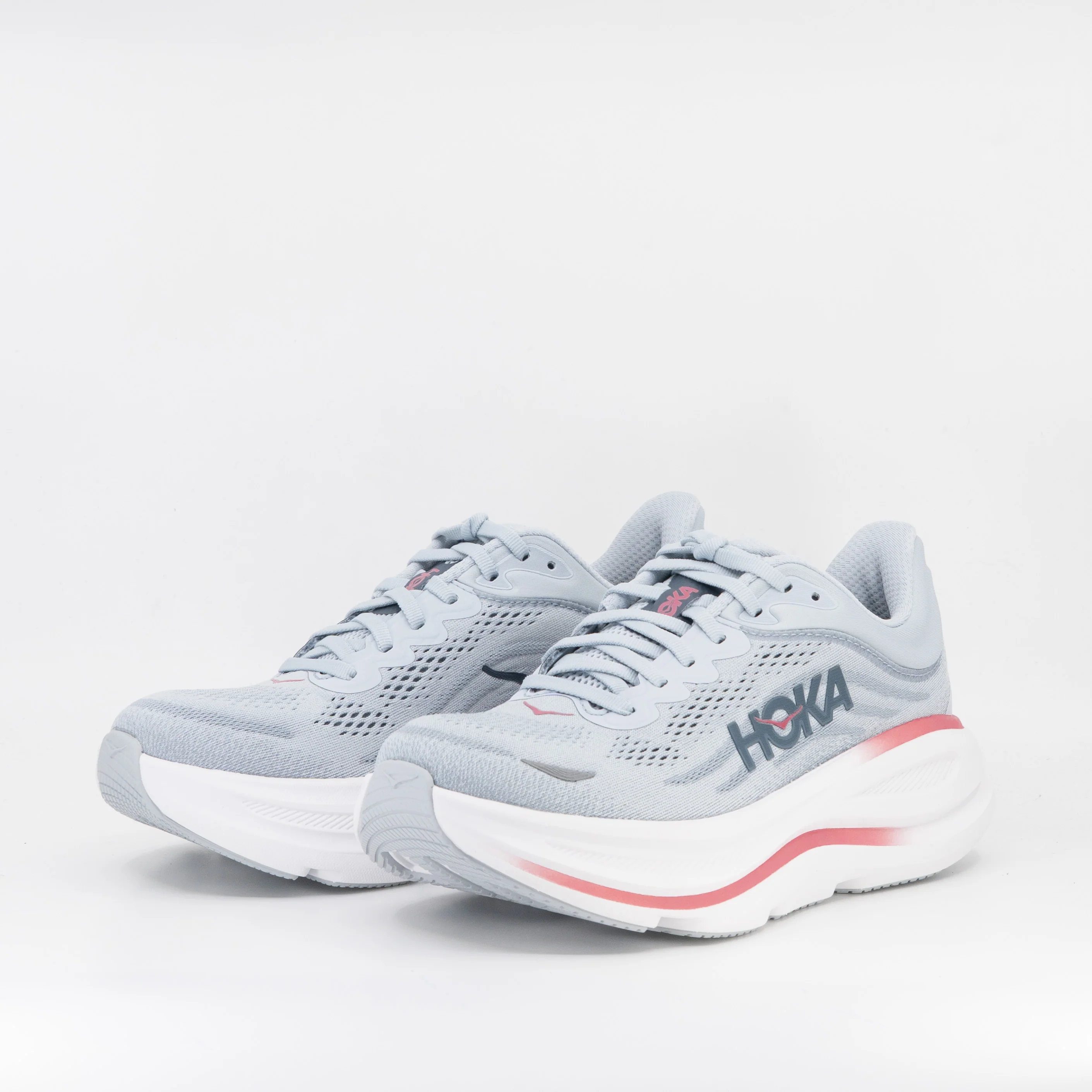Hoka Bondi 9 (D wide) Womens Mineral Blue/ Washed Blue