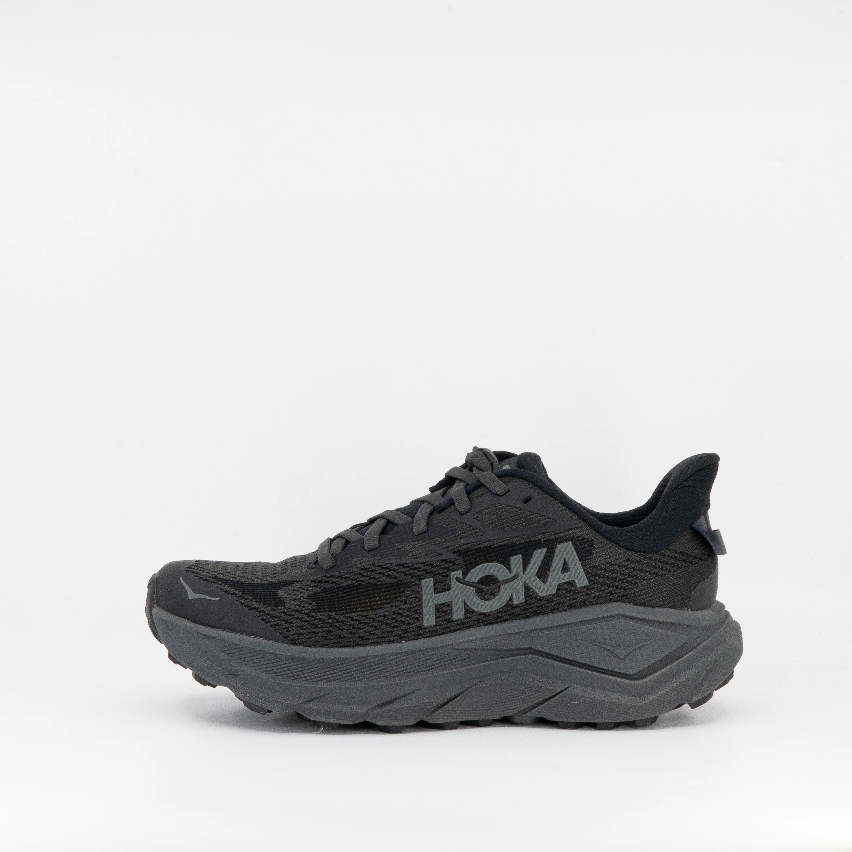 Hoka Challenger 8 (B Standard) Womens Black/Outer Orbit - Image 2