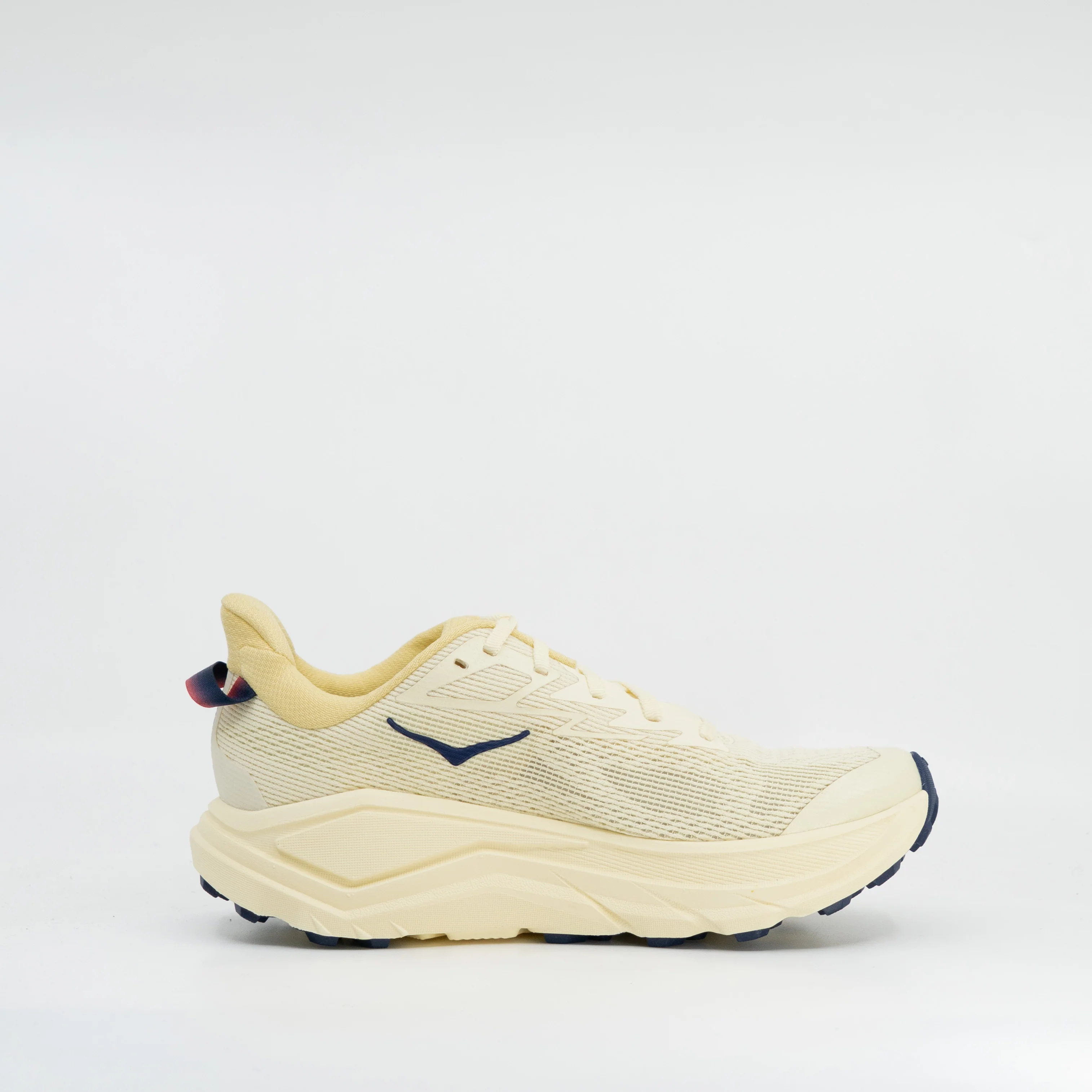Hoka Challenger 8 (B Standard) Womens - Vintage Yellow/Midnight Blue - Image 3