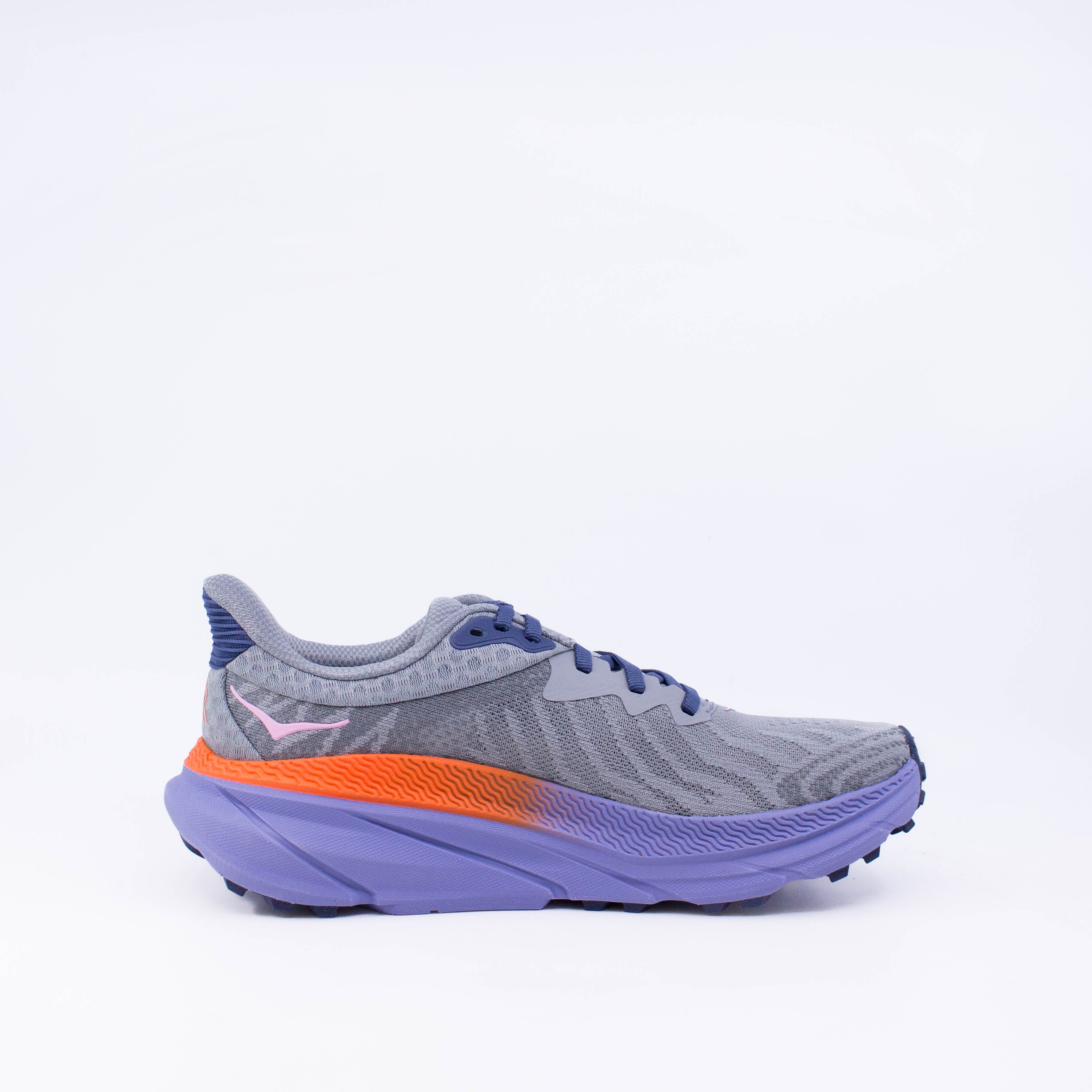 Hoka Challenger ATR 7 (B Standard) Galactic Grey/Wild Indigo - Image 4
