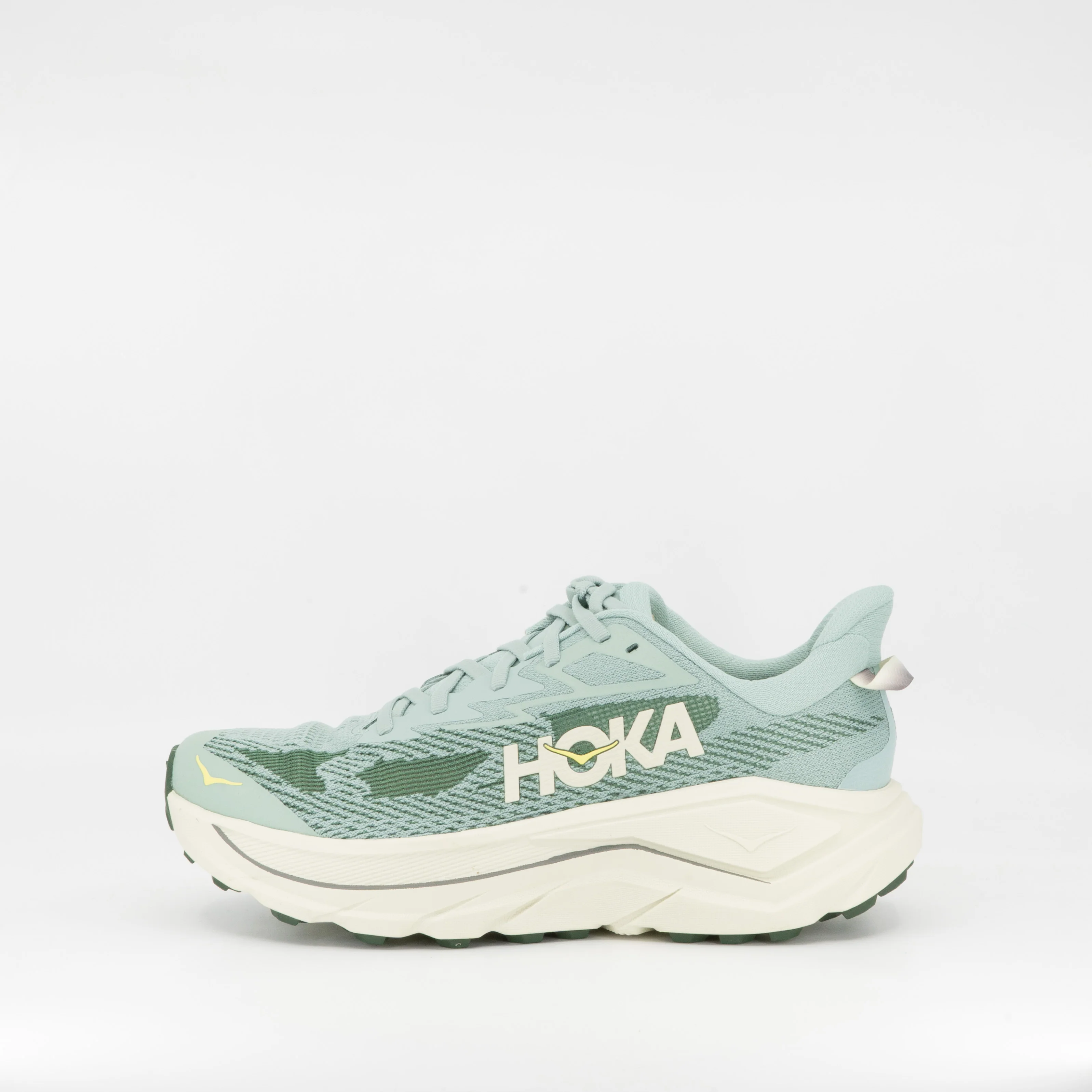 Hoka Challenger 8 (2E Wide) Mens Jade/Truffle Salt - Image 2
