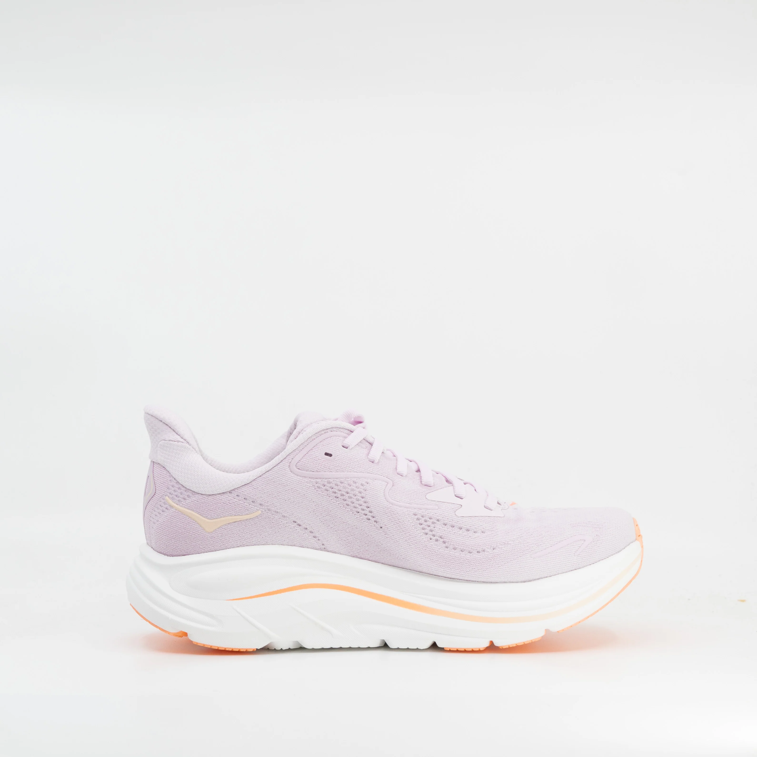 Hoka Clifton 10 (B Standard) Womens Lilac Cream/Tangerine Glow - Image 3
