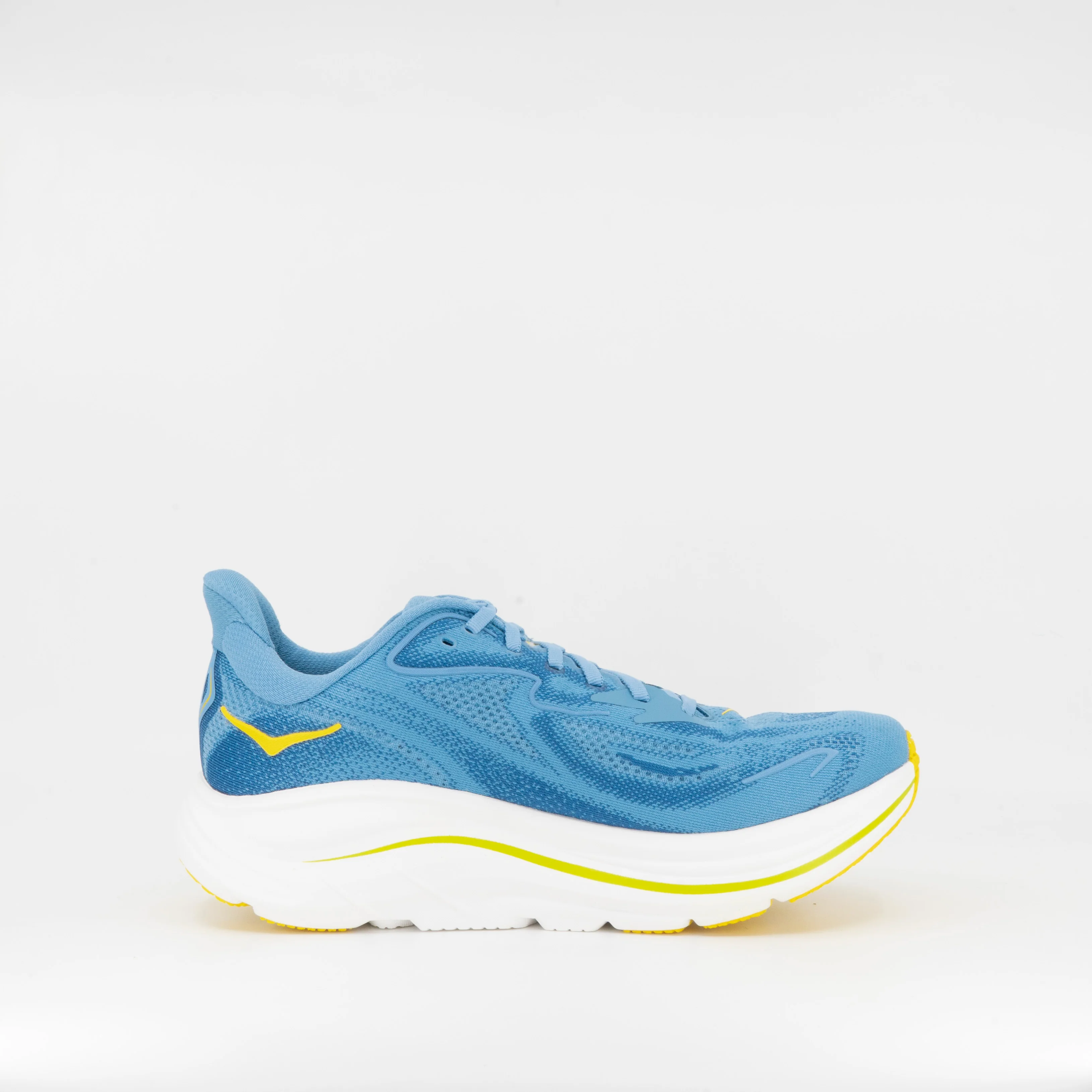 Hoka Clifton 10 (D Standard) Mens Alpine Blue/Foggy Night - Image 3