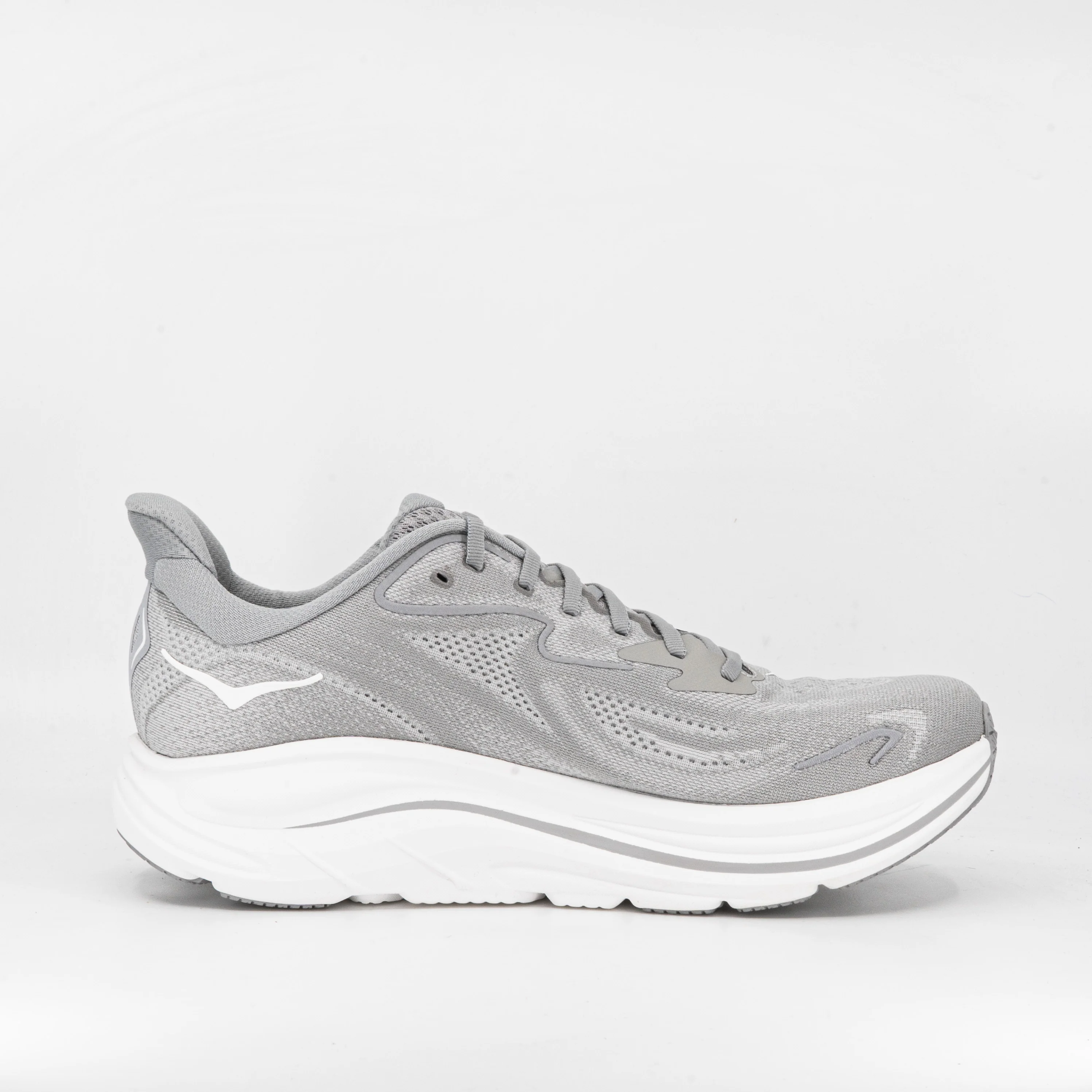 Hoka Clifton 10 (D Standard) Mens Stellar Grey/Stardust - Image 3