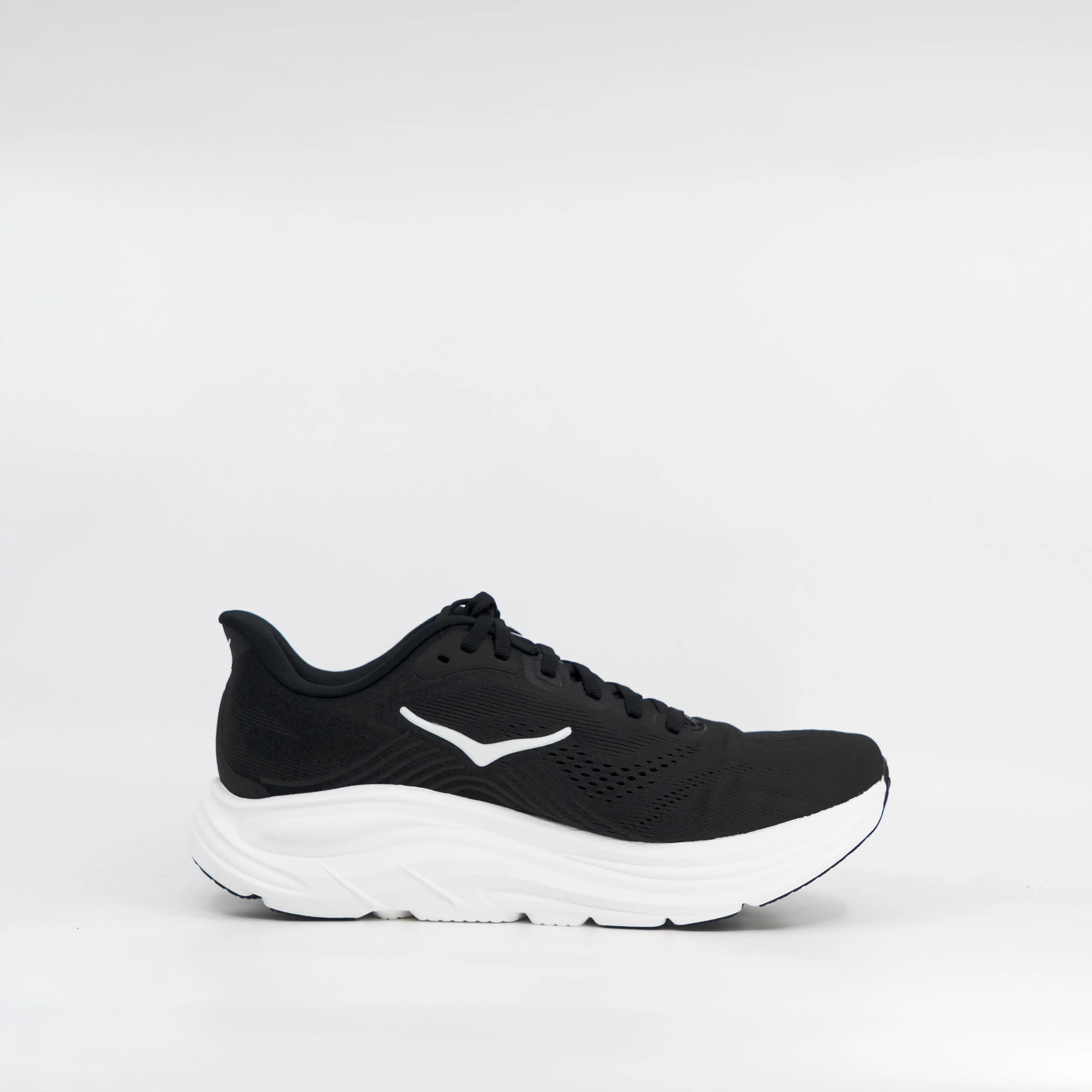 Hoka Clifton 11 (D Wide) Womens Black/White - Image 3