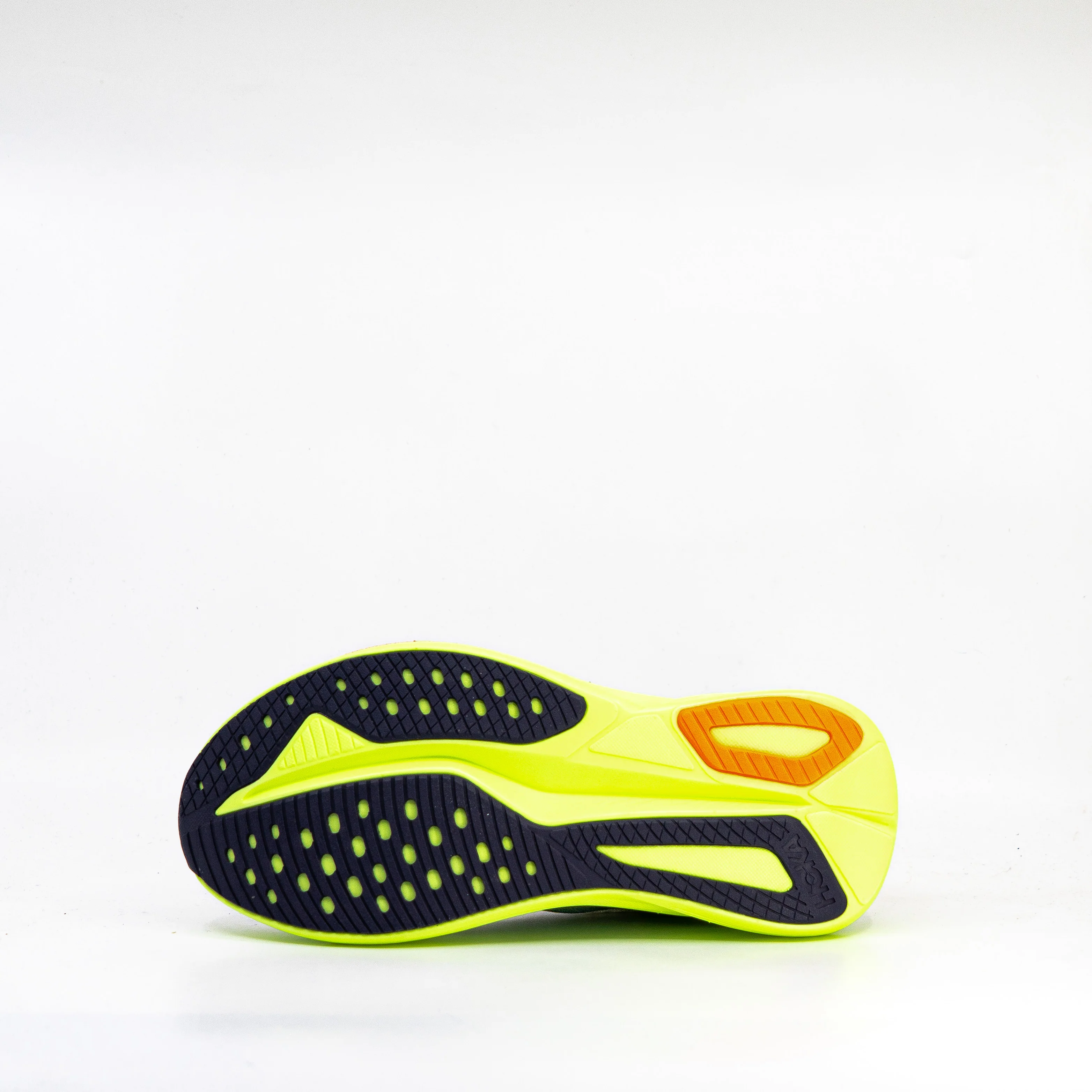 Hoka Mach 7 (2E Wide) Mens Frost/Neon Yuzu - Image 4