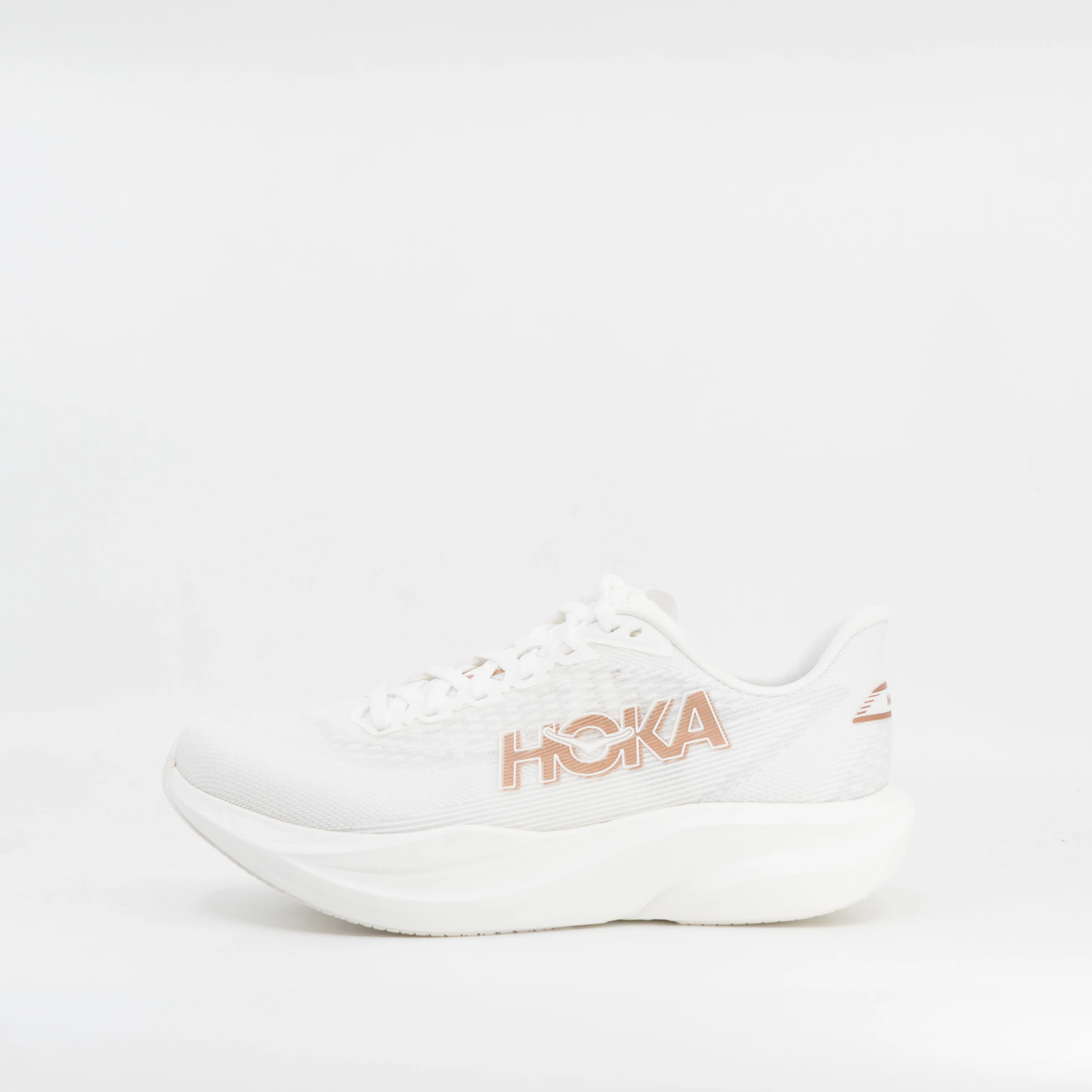 Hoka Mach 7 (B Standard) Womens Frost/Rose Gold - Image 2
