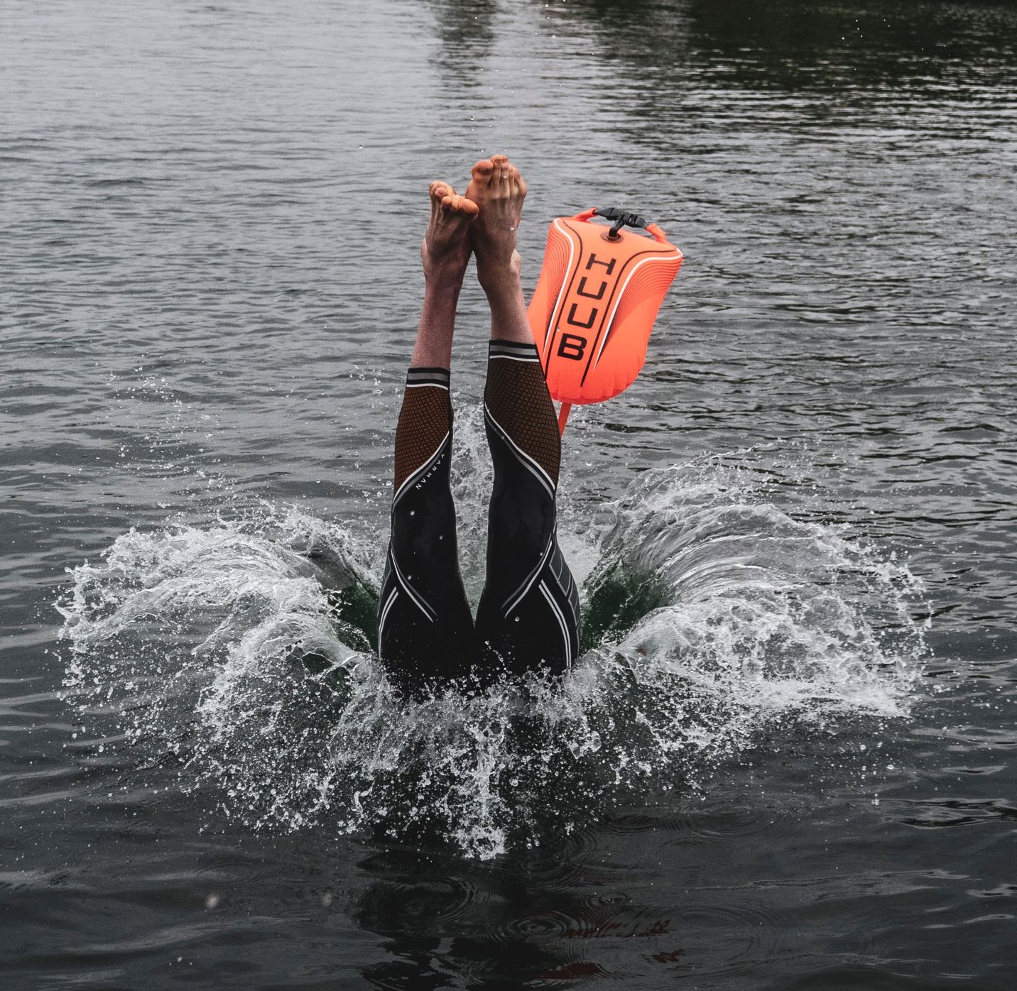 HUUB Safety Tow Float - Orange - Image 2