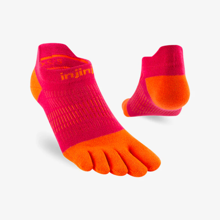 Ininiji Womens Run Lightweight No-Show - Chili - Image 2