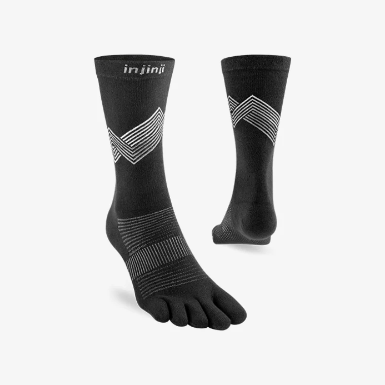 Ininji Run Lightweight Crew - Black - Image 2