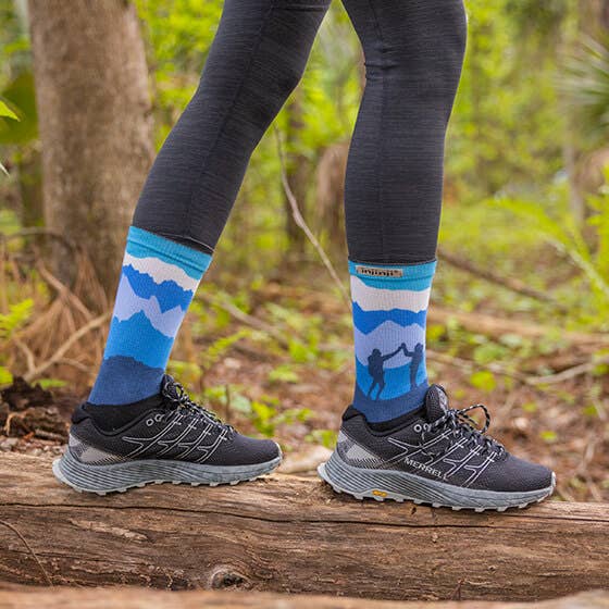 Injinji Artist Designed Womens Specific Midweight Trail Crew - Image 3