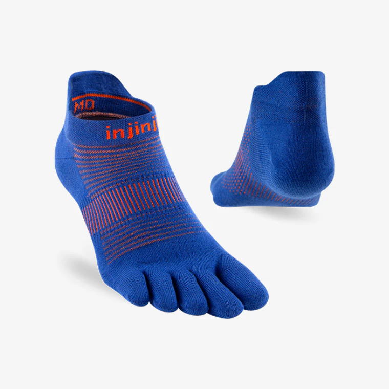 Injinji Performance Run Lightweight No-Show Sapphire - Image 2