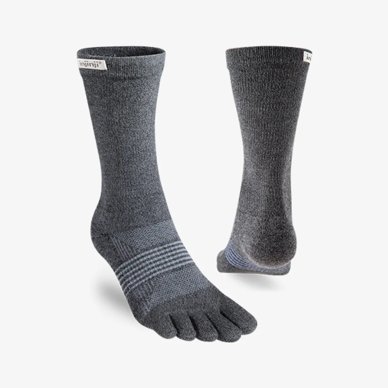 Injinji Trail Women's Specific Midweight Crew - Granite - Image 2