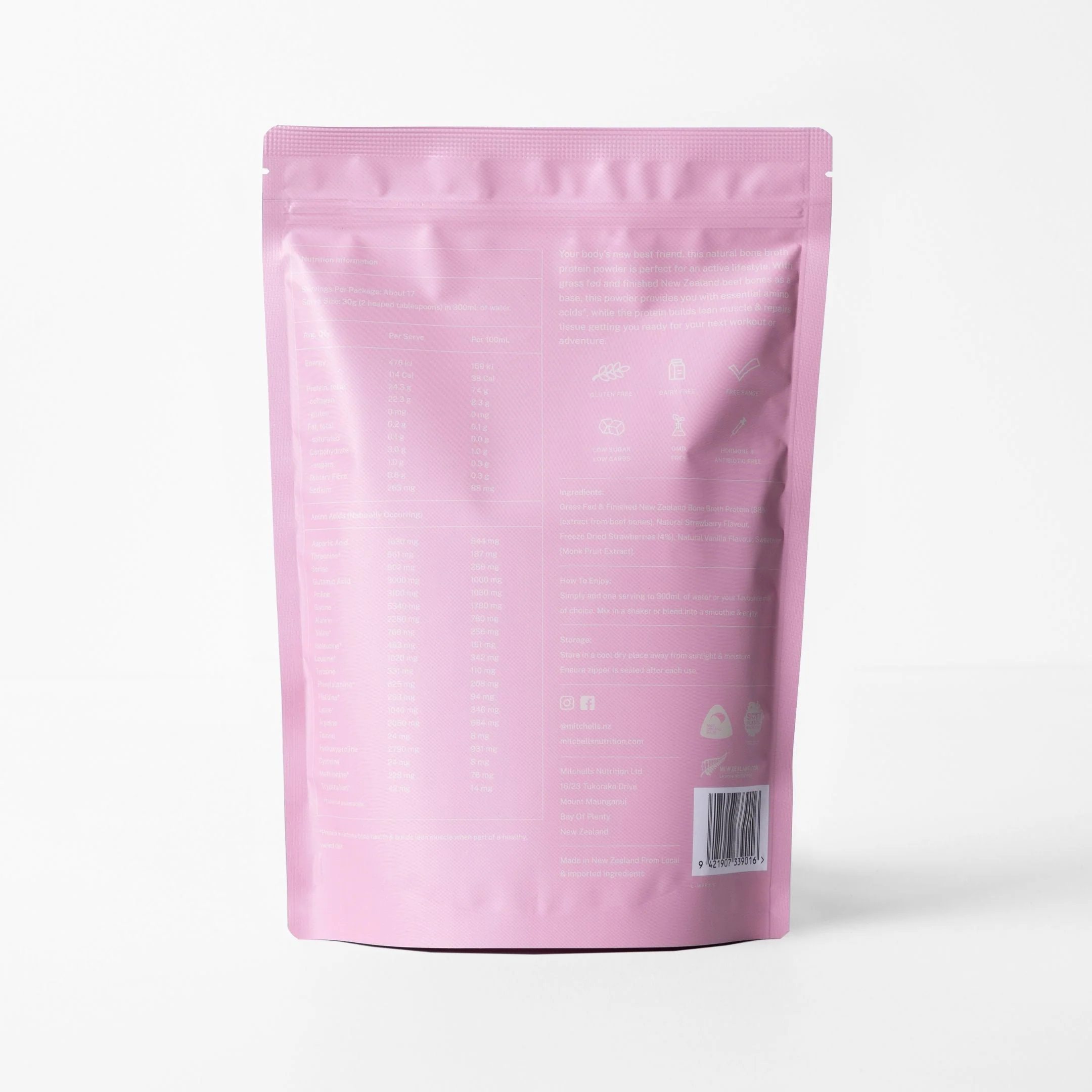 Mitchells Bone Broth Protein Powder 500g - Image 5