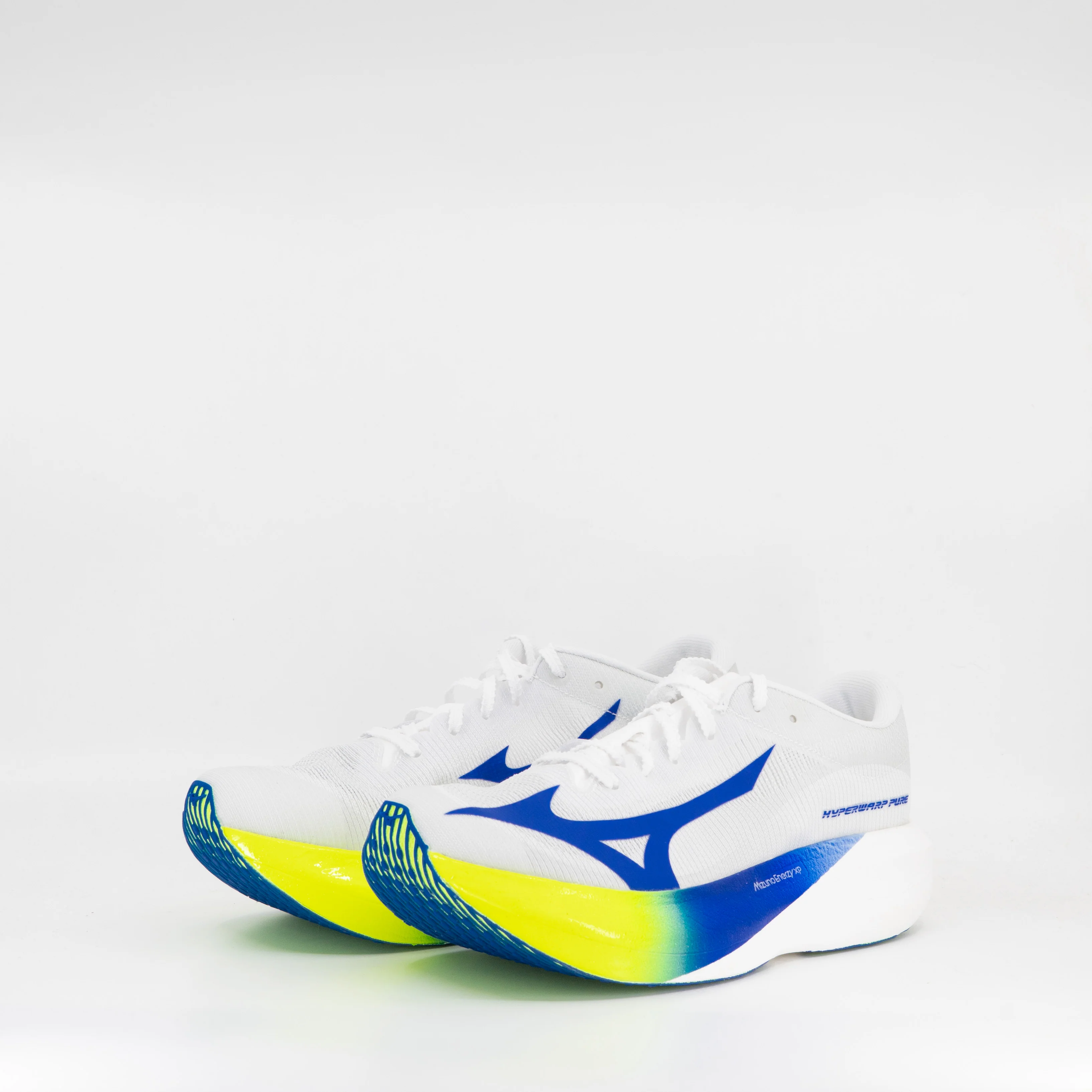 Mizuno Hyperwarp Pure (D Width) Unisex White/ Lightning Yellow/ Dazzling Blue
