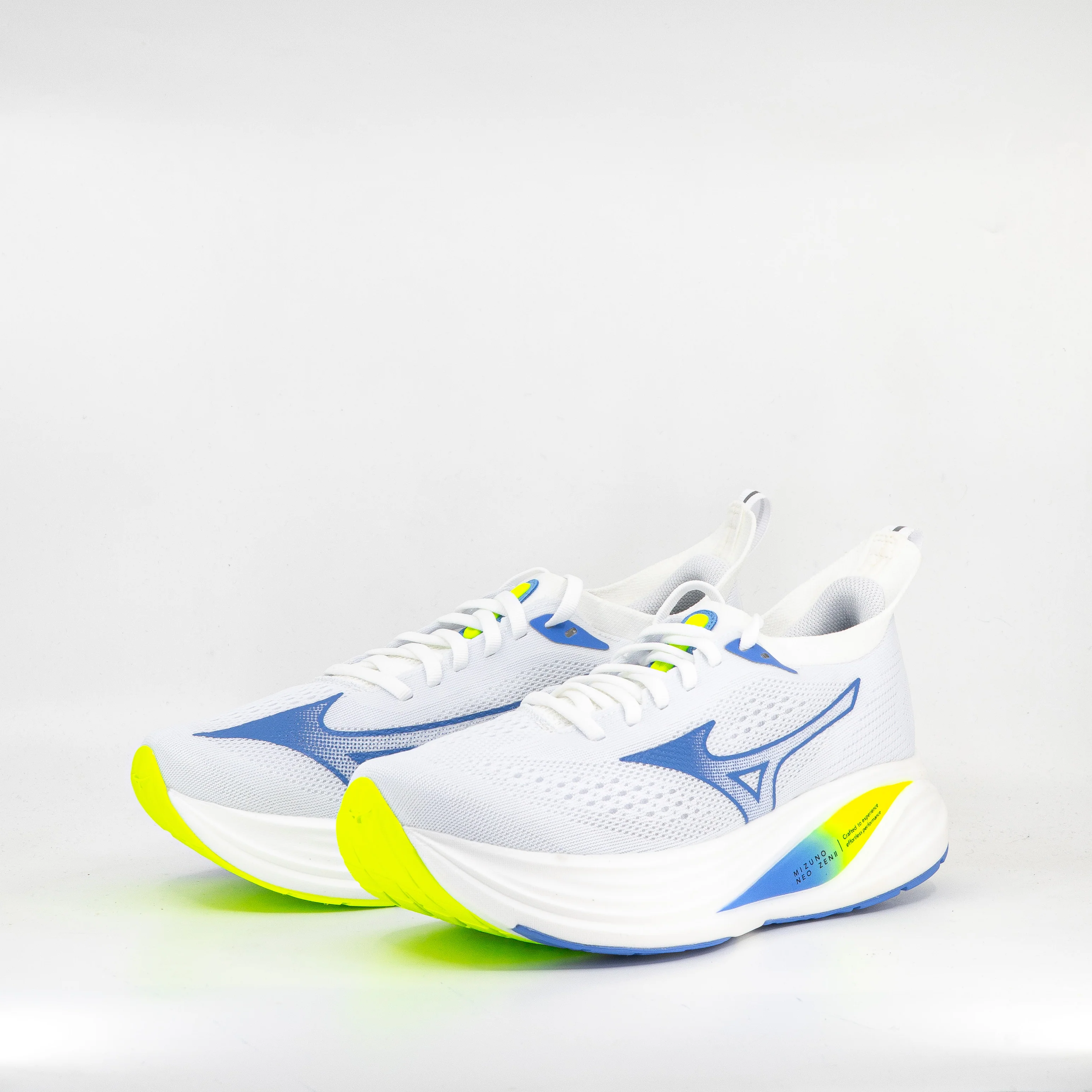 Mizuno Neo Zen 2 (B Standard) Womens White/Ultramarine/Lightning Yellow