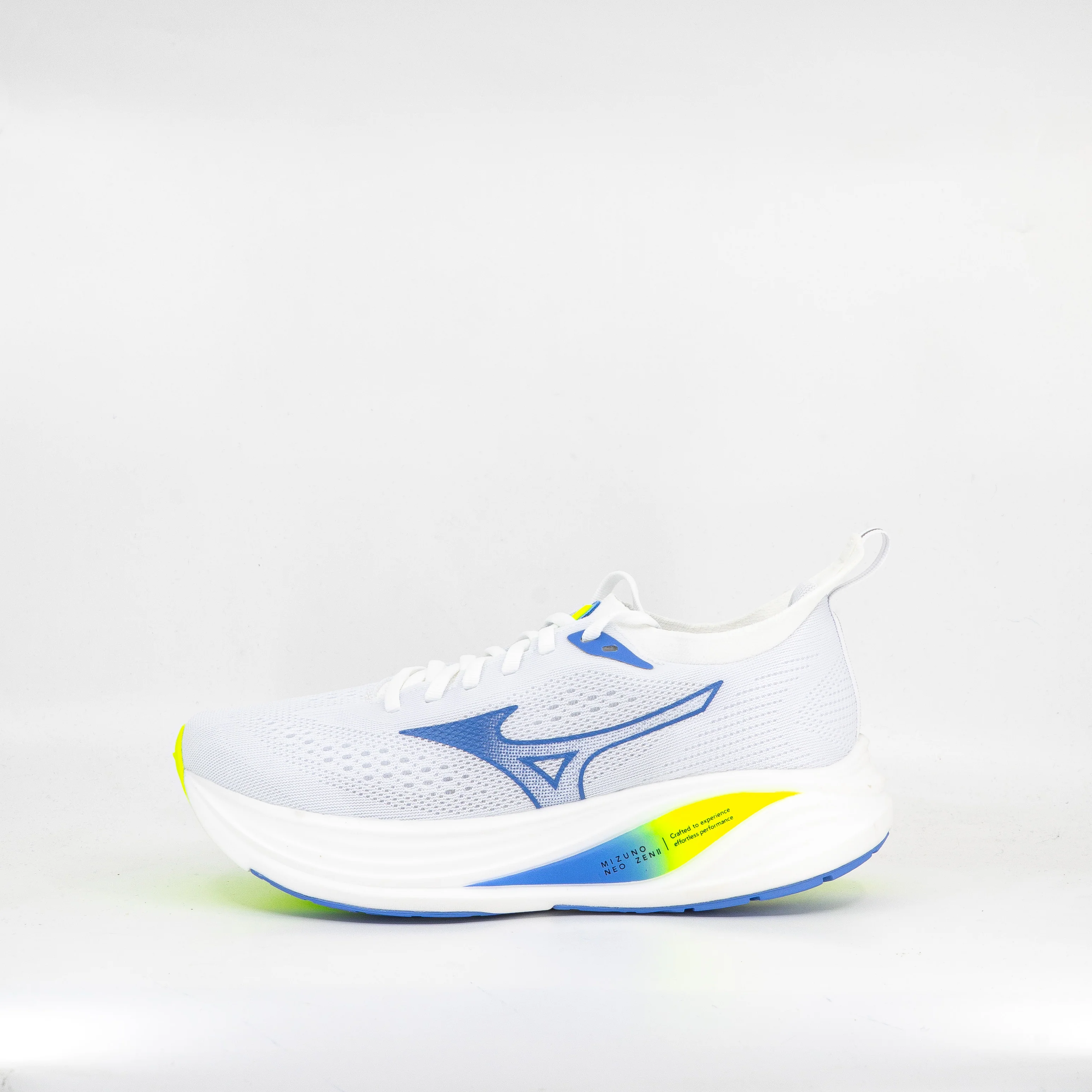 Mizuno Neo Zen 2 (B Standard) Womens White/Ultramarine/Lightning Yellow - Image 2