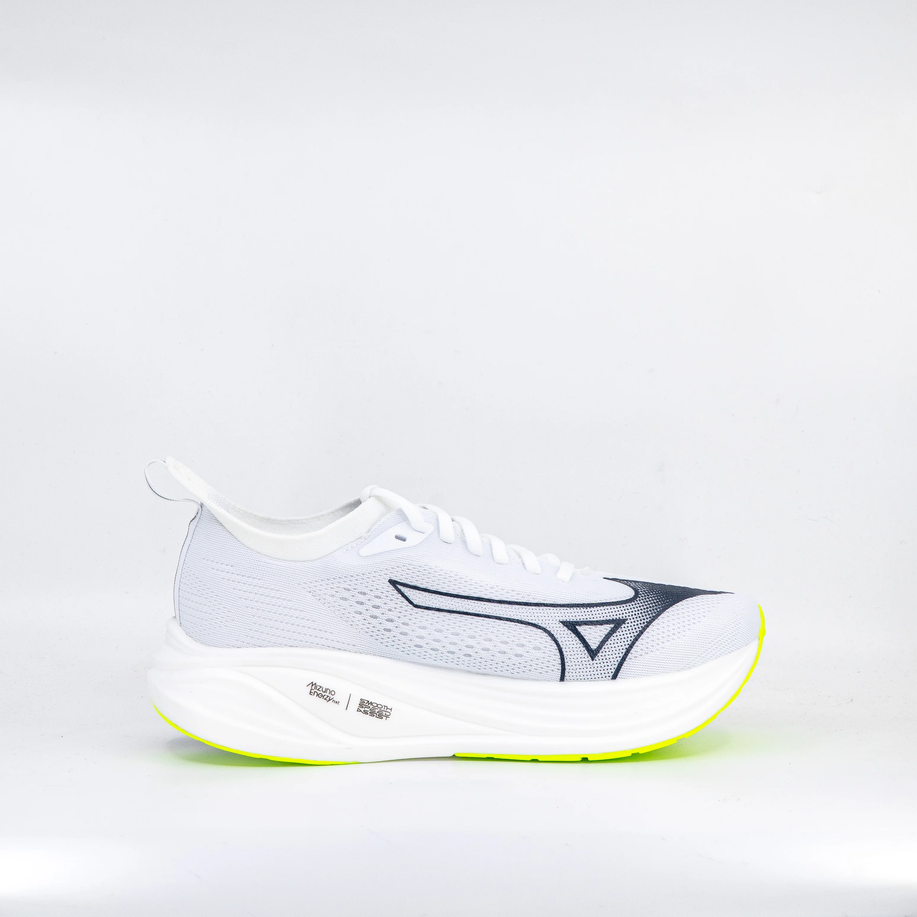 Mizuno Neo Zen 2 (D Standard) Mens White/Estate Blue/Lightning Yellow - Image 3
