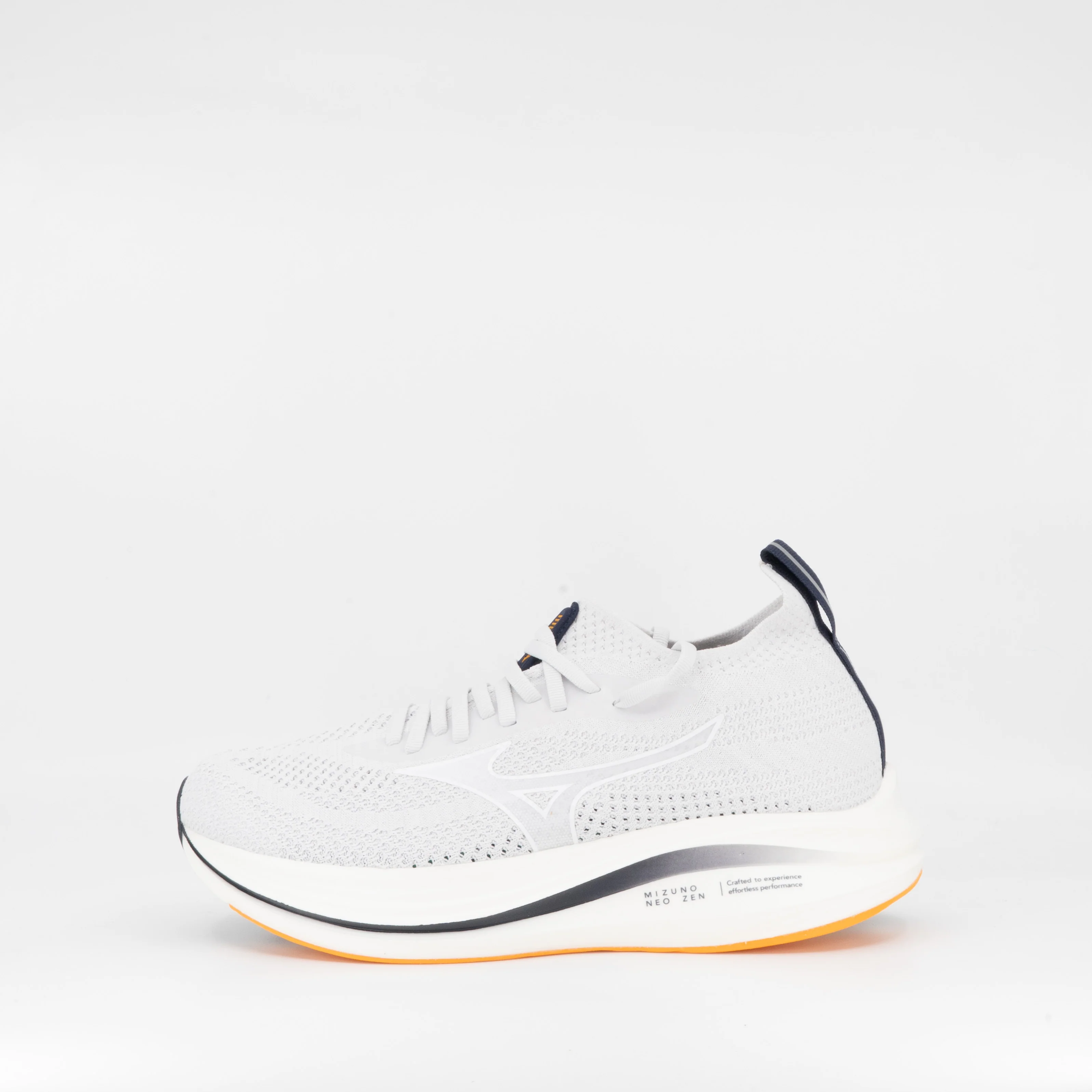Mizuno Neo Zen (D Standard) Mens Nimbus Cloud/White/Tangelo - Image 2