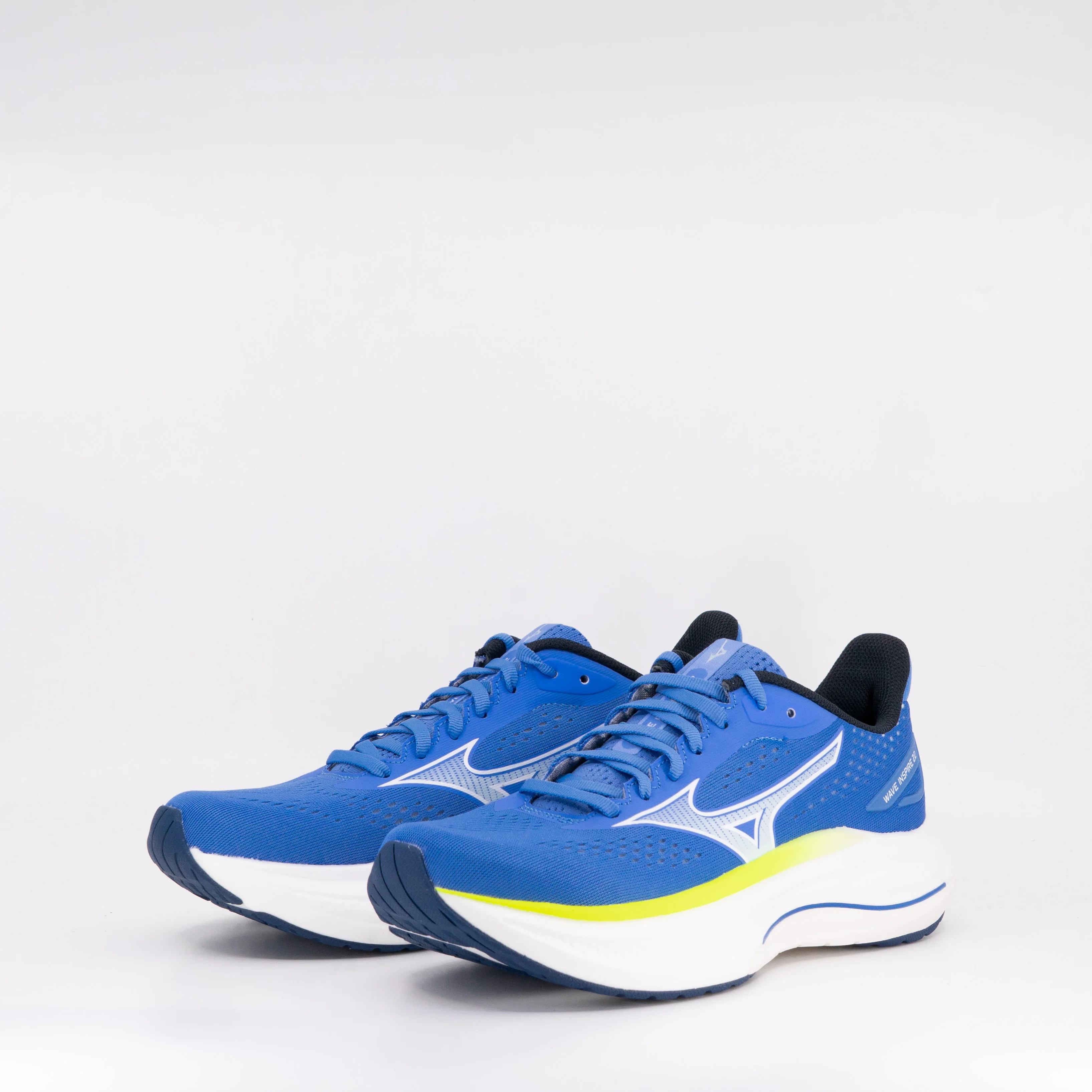 Mizuno Wave Inspire 22 (B Standard) Womens Ultramarine/White/Lightning Yellow