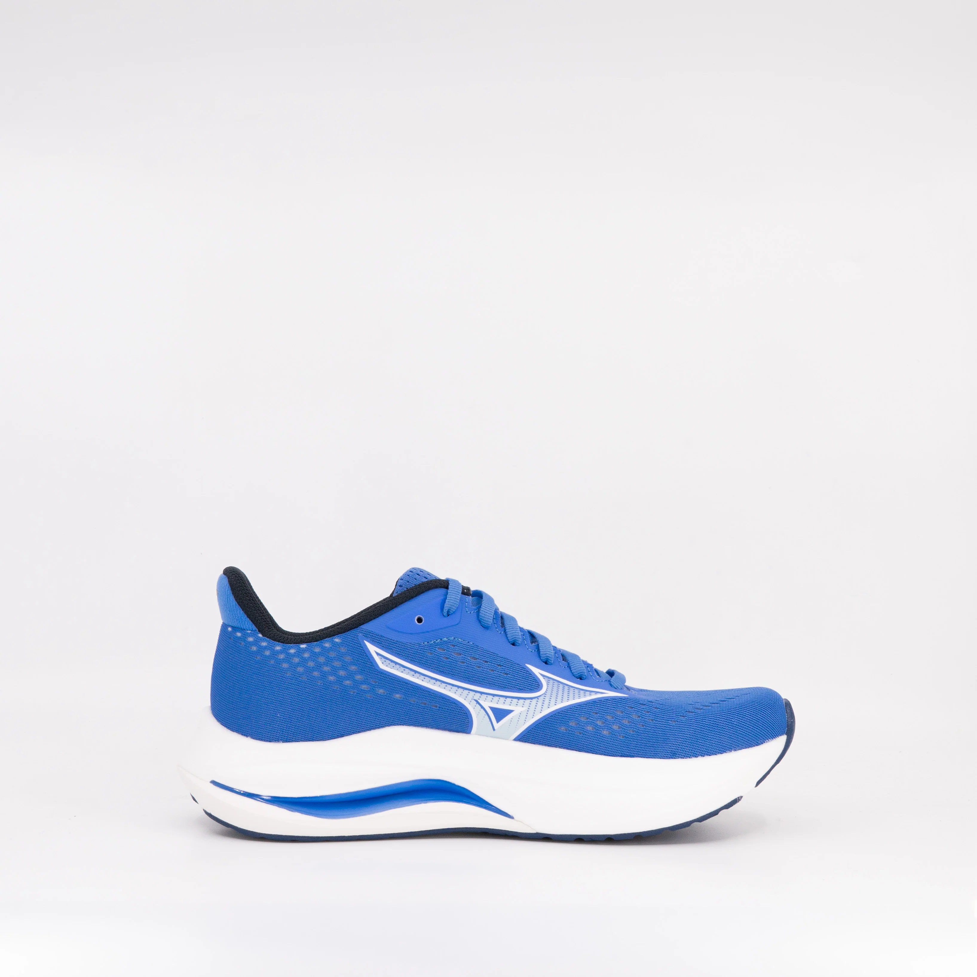 Mizuno Wave Inspire 22 (B Standard) Womens Ultramarine/White/Lightning Yellow - Image 3