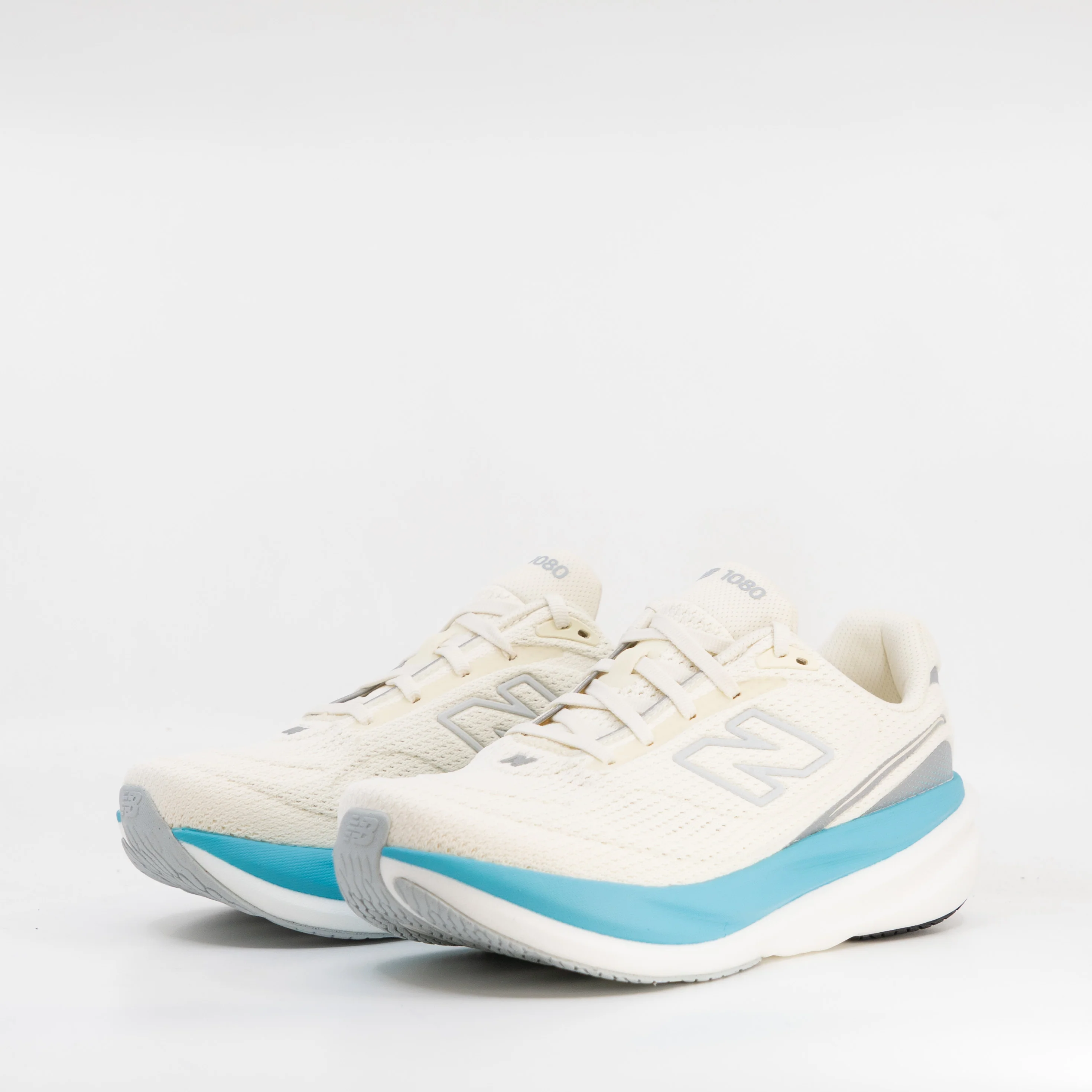 New Balance 1080 v15 (B Standard) Womens Angora/Blue Glaze