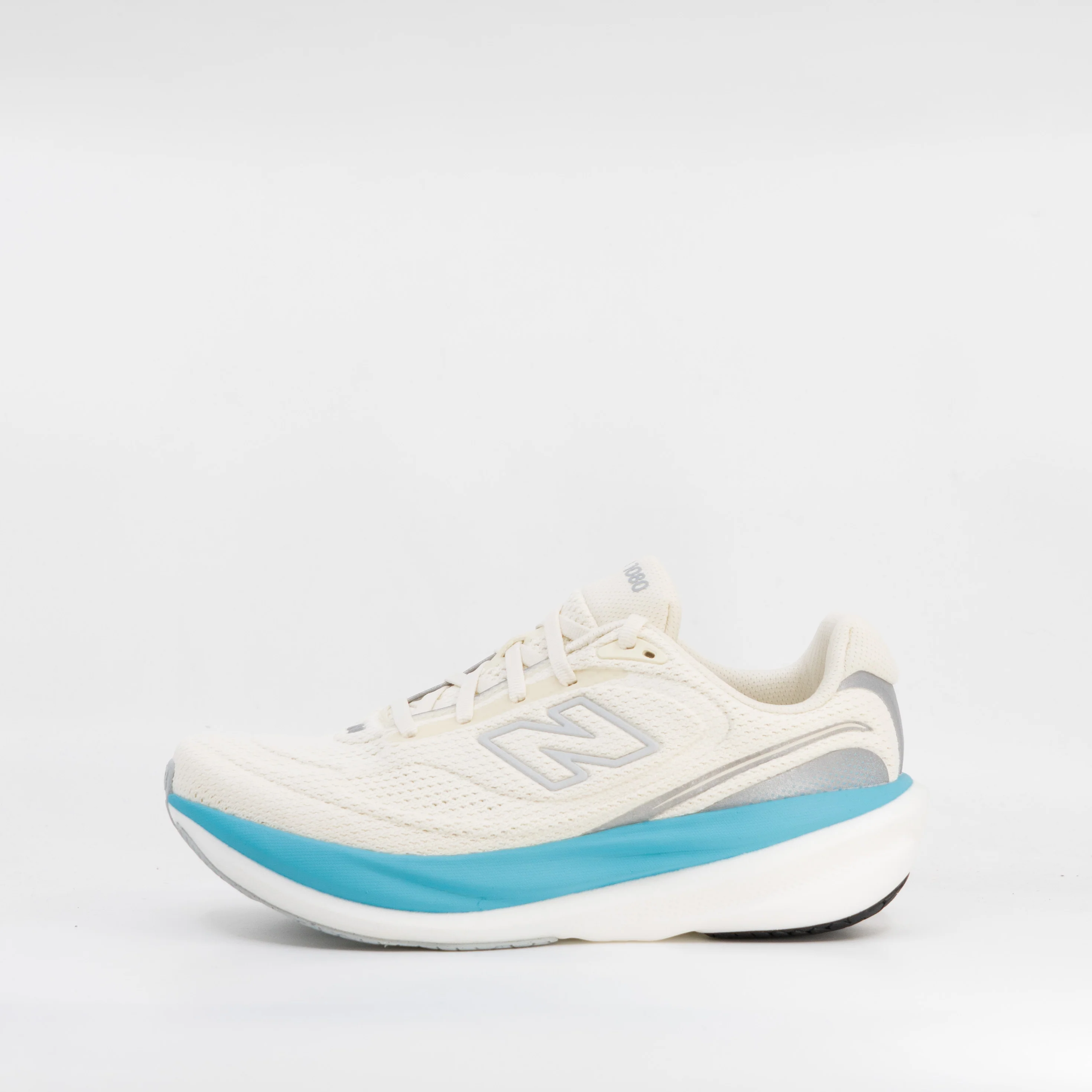 New Balance 1080 v15 (B Standard) Womens Angora/Blue Glaze - Image 2