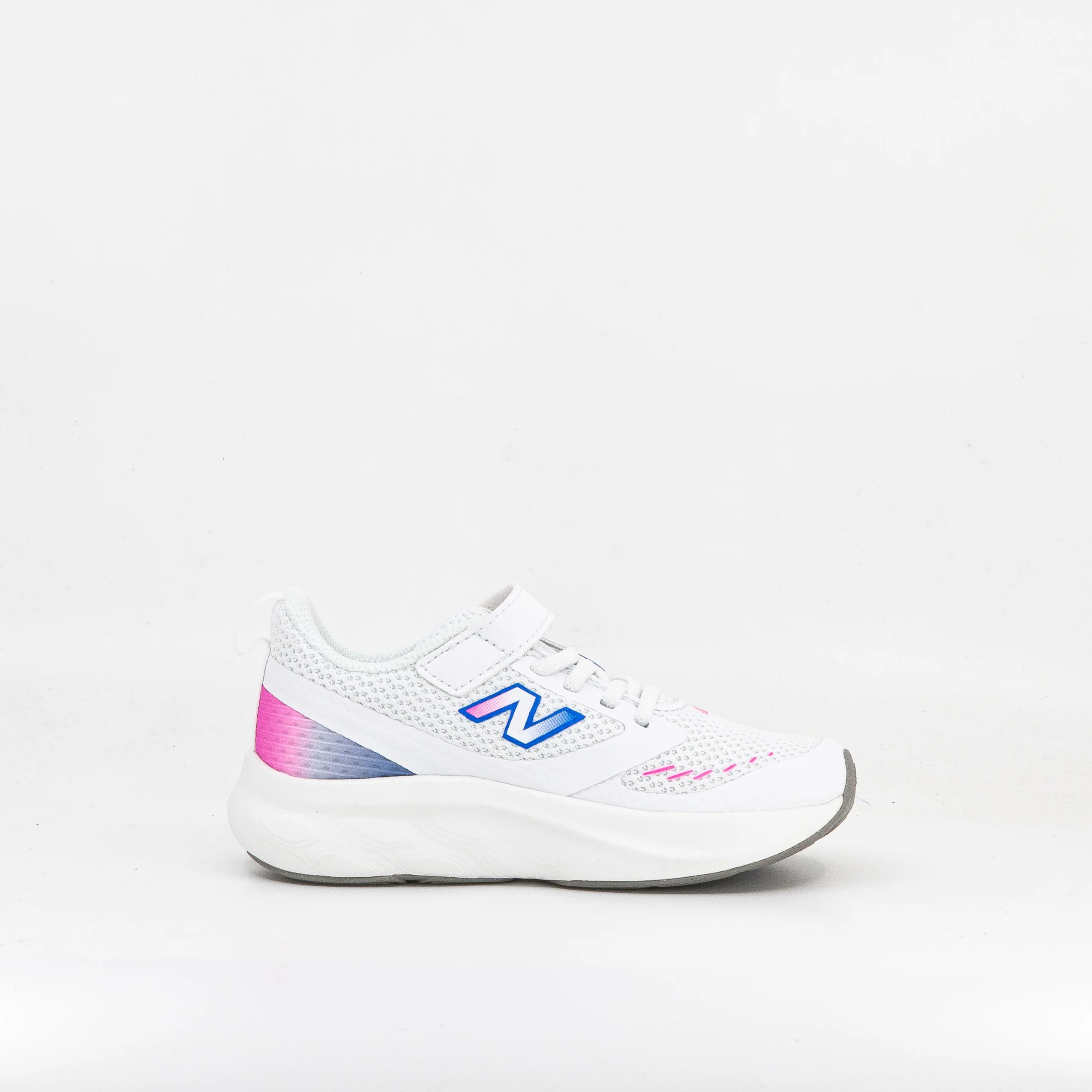 New Balance 625 Hook & Loop Kids White Pink Blue - Image 3