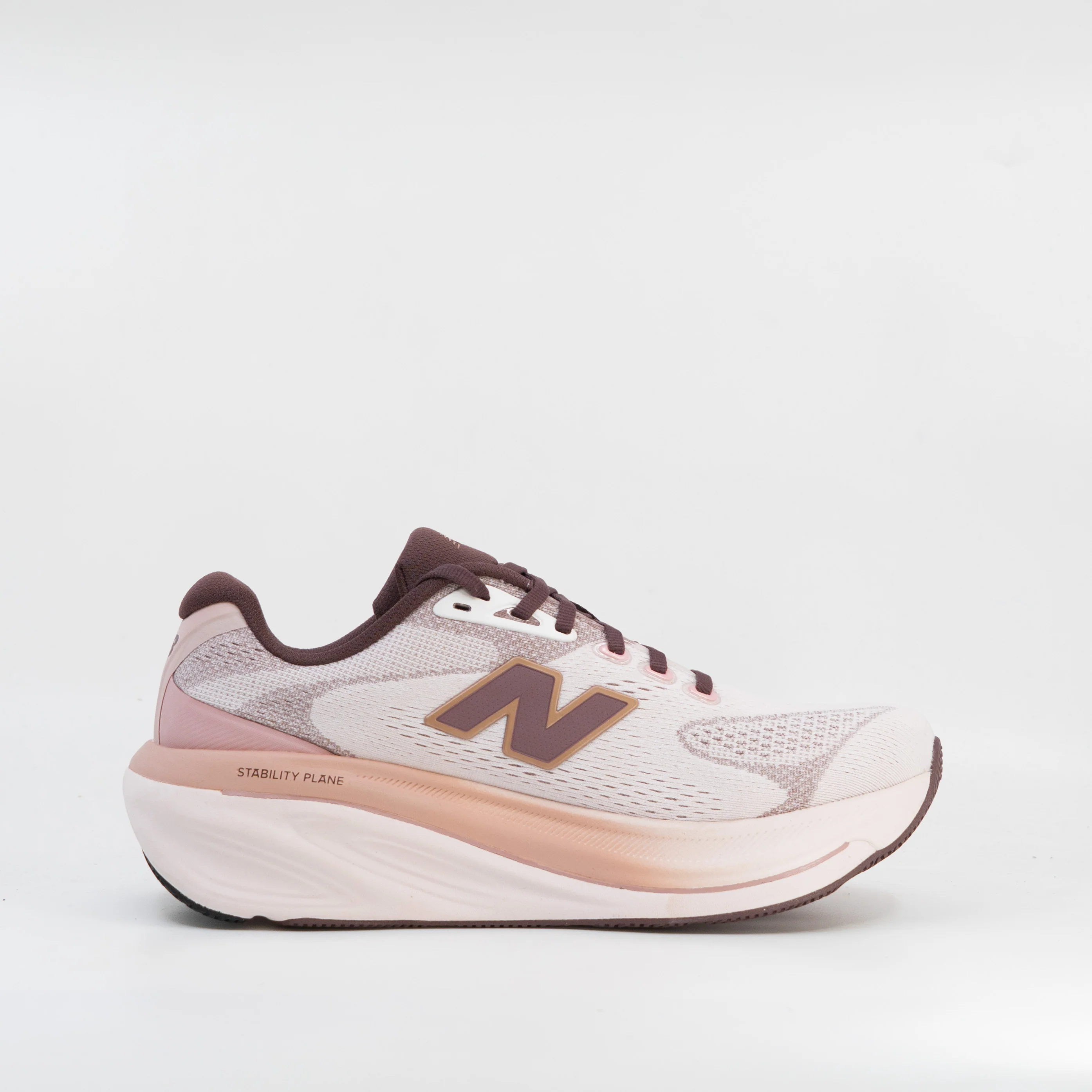 New Balance 860v15 (B Standard) Womens Pink/Cherry Leather - Image 3