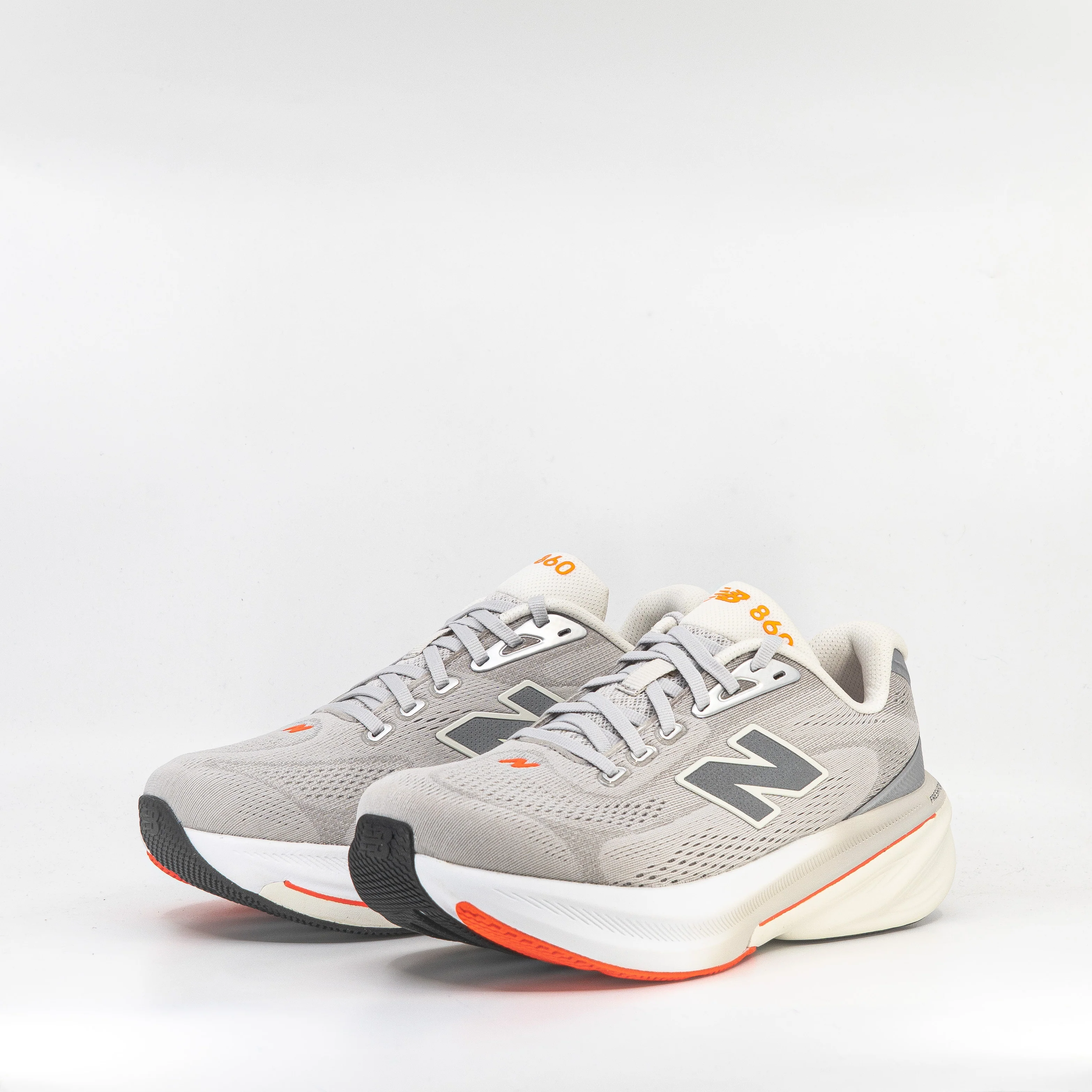 New Balance 860v15 (D Standard) Mens Grey/Orange