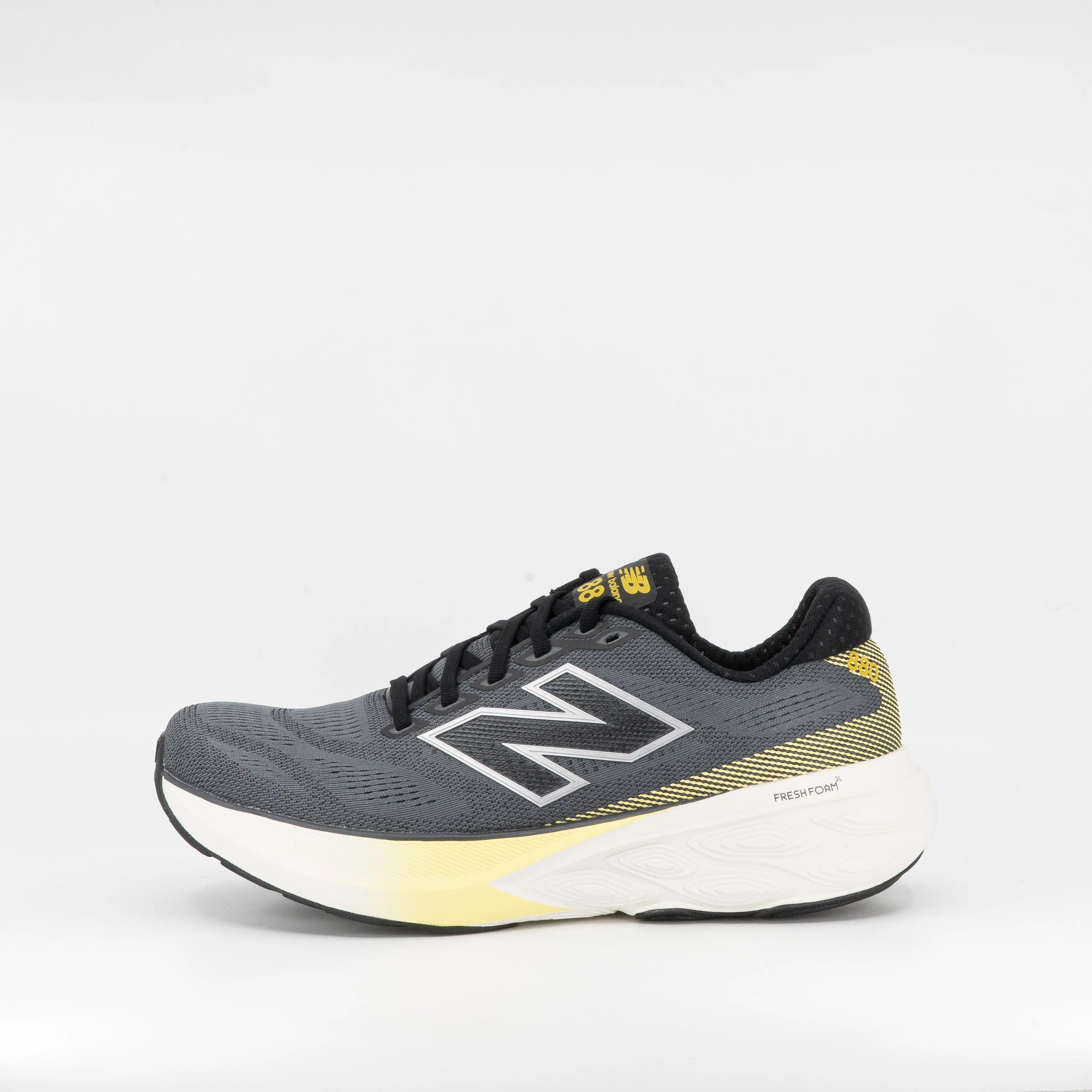 New Balance 880v15 (D Standard) Mens Grey/Yellow - Image 2