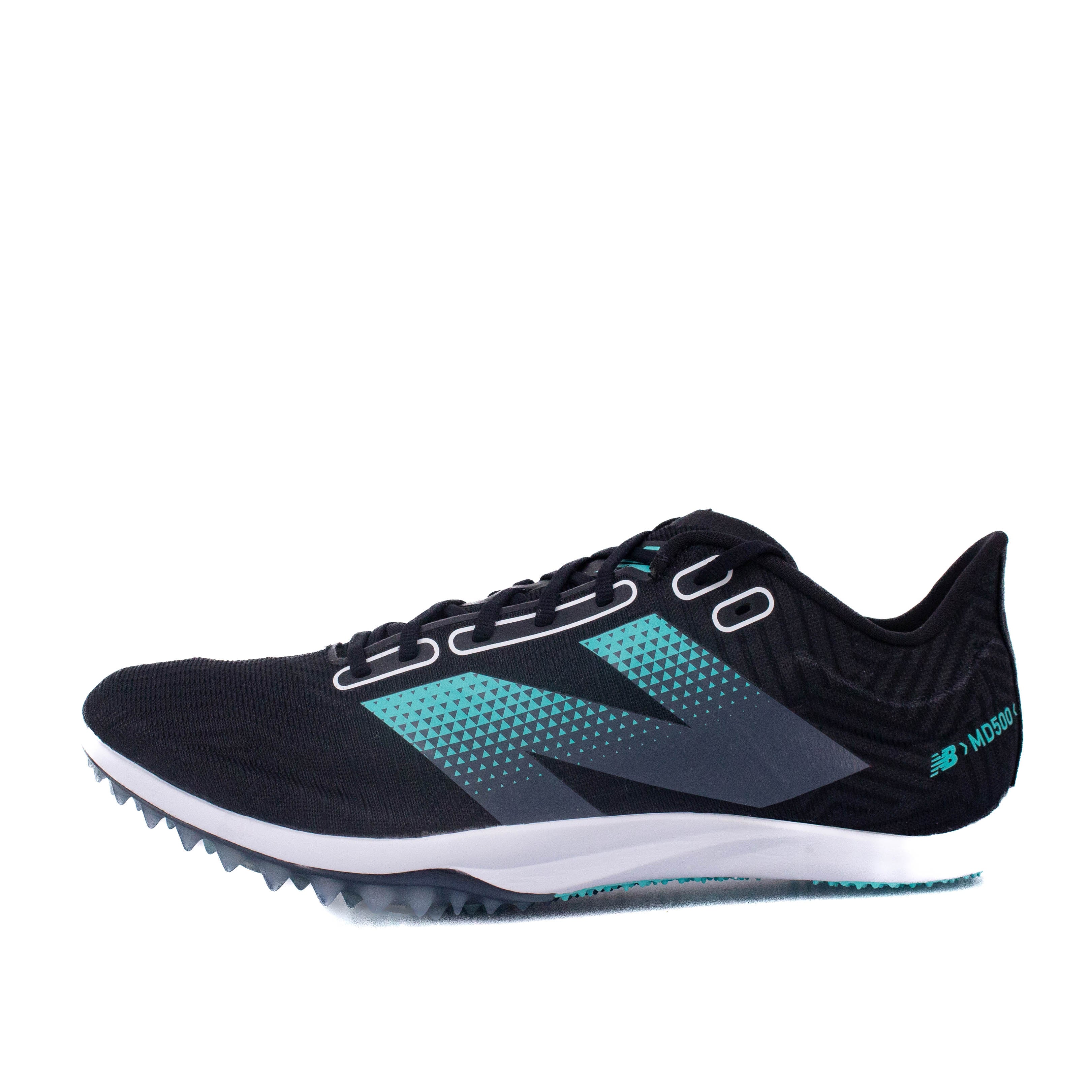 New Balance FuelCell MD500v9 (D Standard) Mens Black/Aqua - Image 2