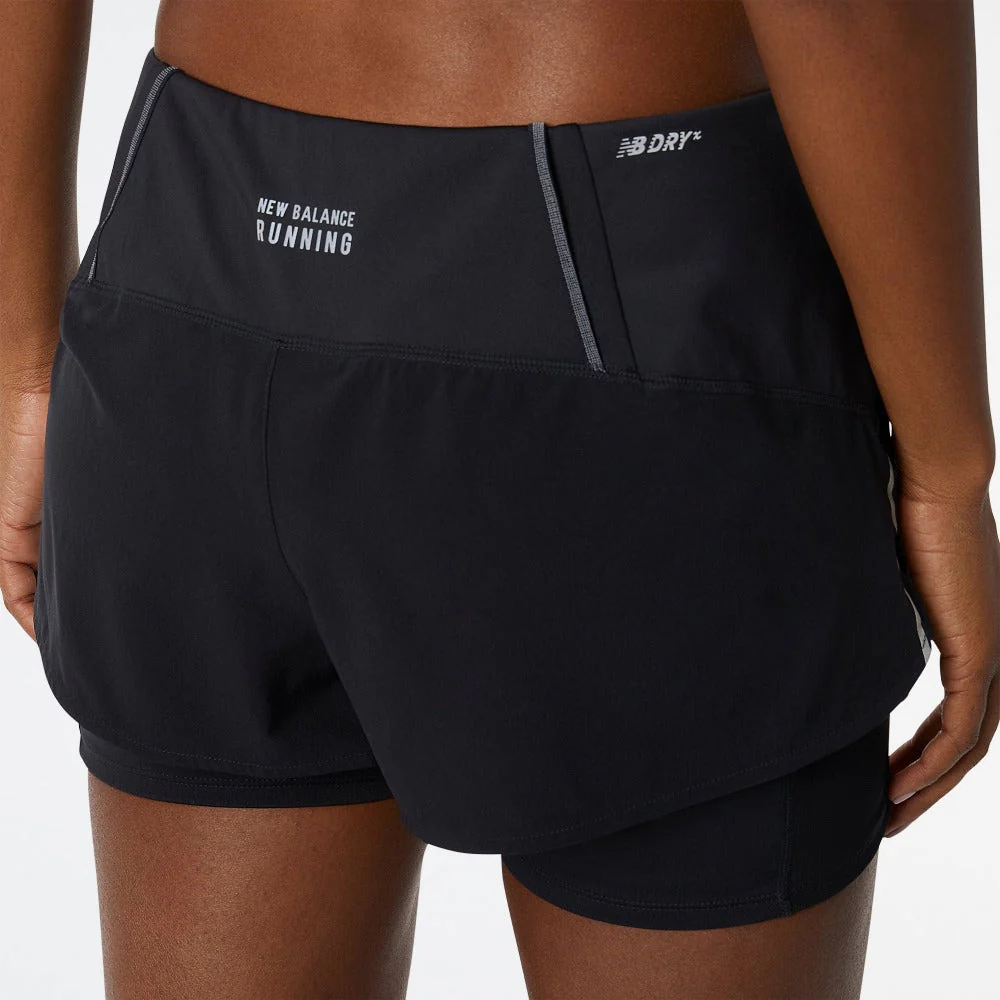 New Balance Impact Run 2 in 1  Womens  Short - Image 4