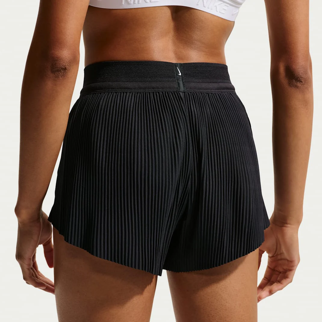 Nike AeroSwift Womens Mid-Rise 3"  Running Shorts - Black - Image 3