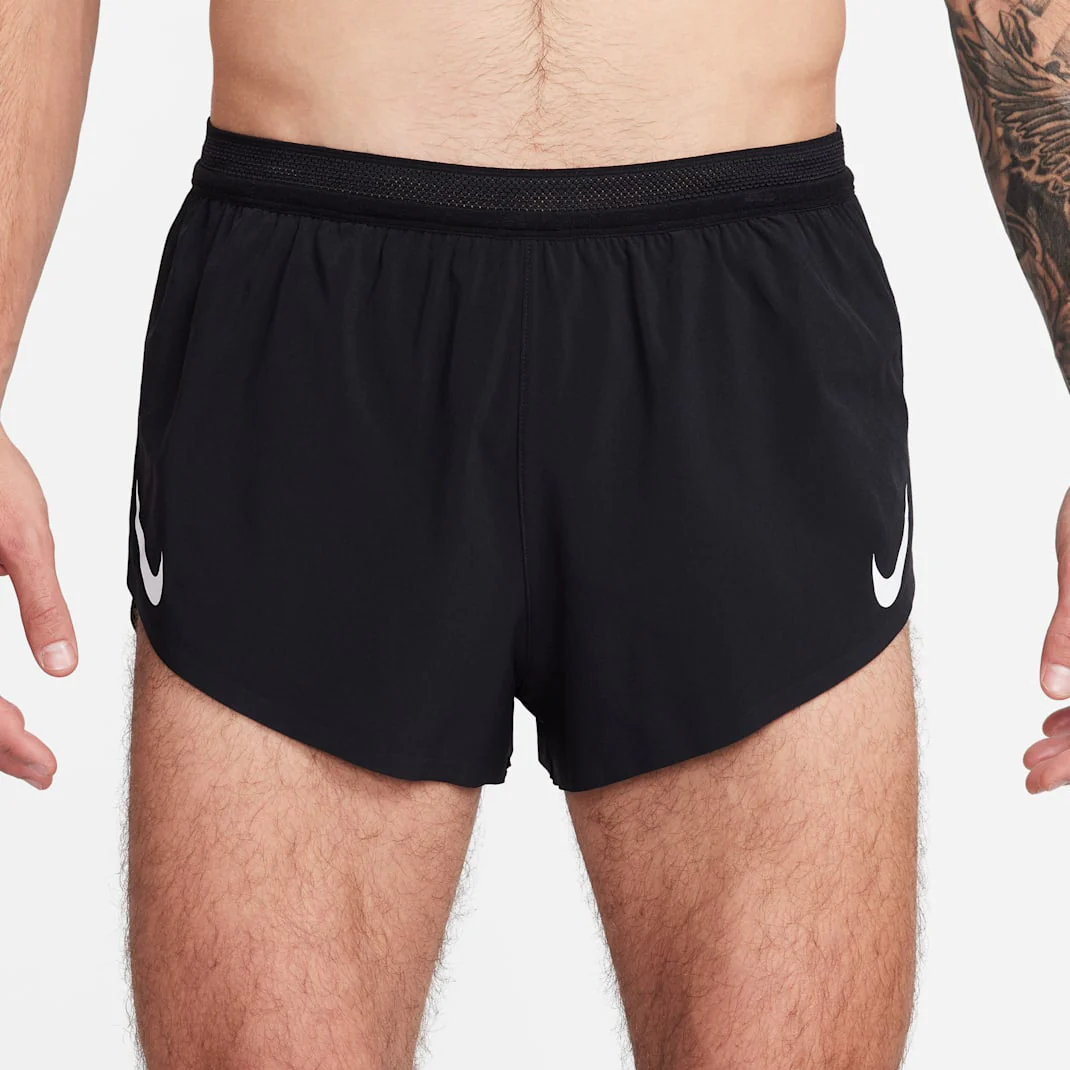 Nike Dri-Fit ADV AeroSwift 2" Brief-Lined Shorts Mens Black
