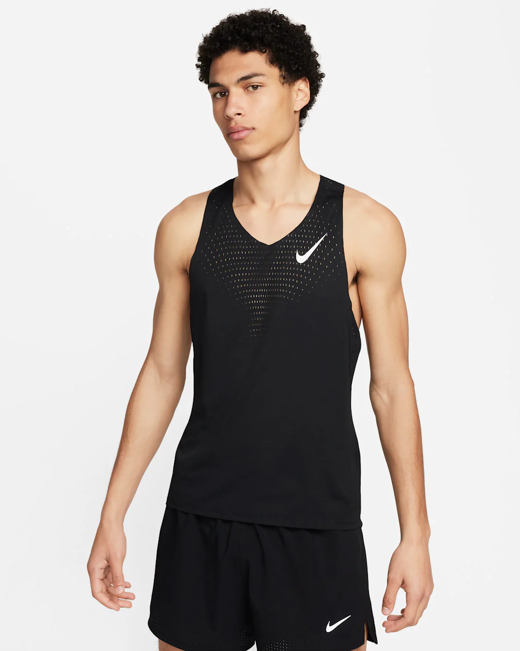 Nike Dri-Fit ADV Aeroswift Singlet Mens Black