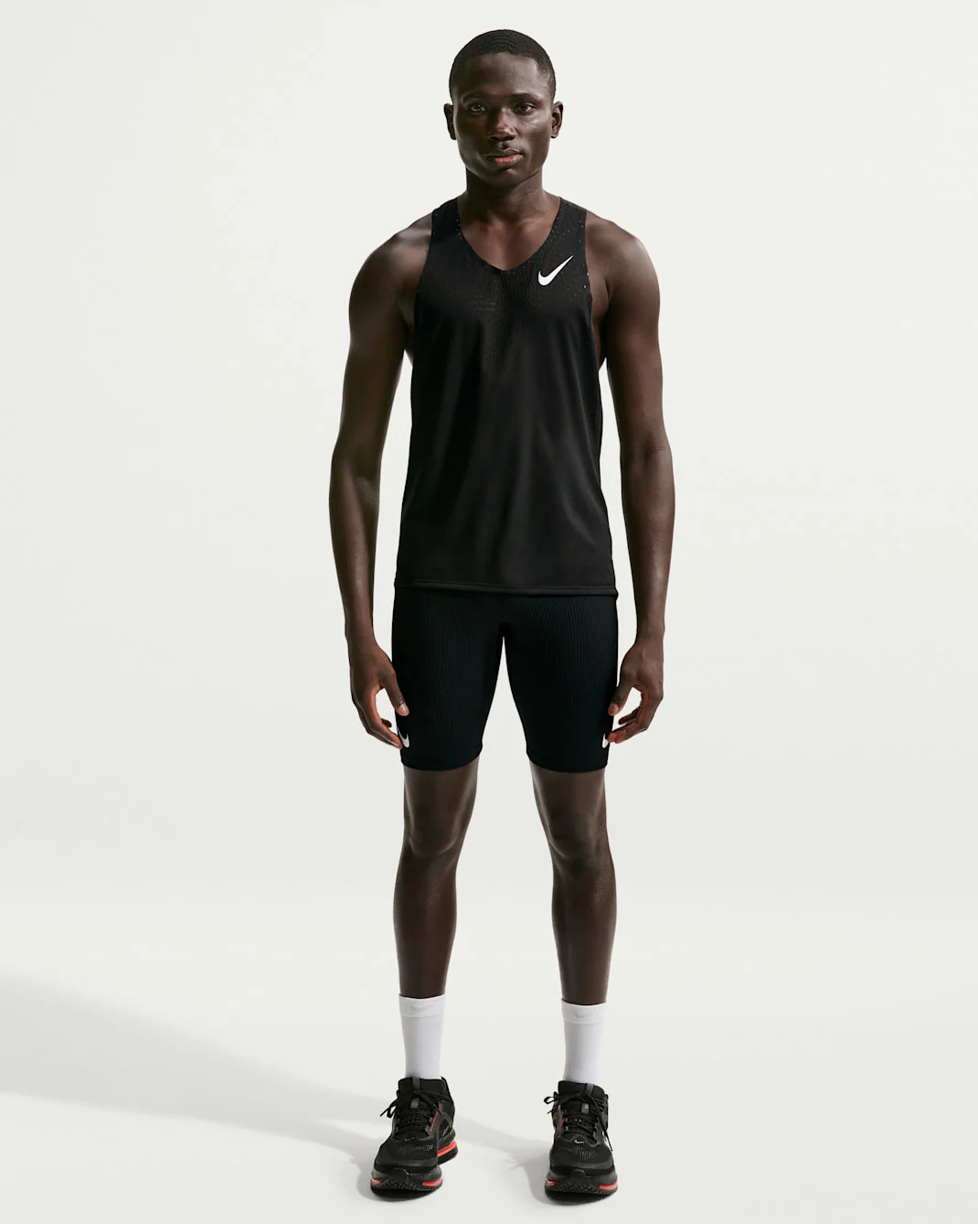 Nike Dri-Fit ADV Aeroswift Singlet Mens Black - Image 3