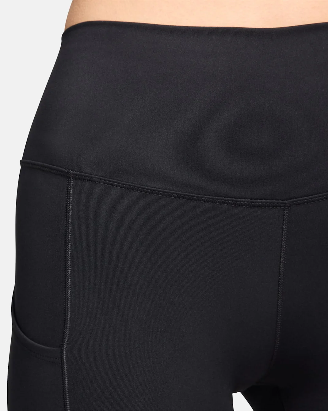 Nike Dri-Fit One 8inch Pocket Short Womens - Black - Image 4