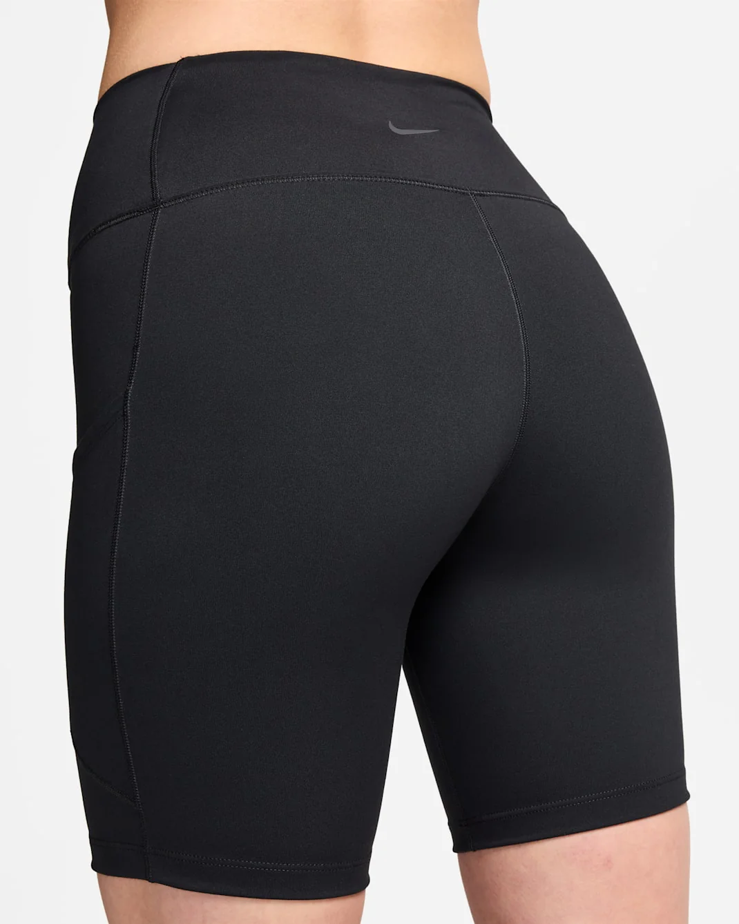 Nike Dri-Fit One 8inch Pocket Short Womens - Black - Image 5