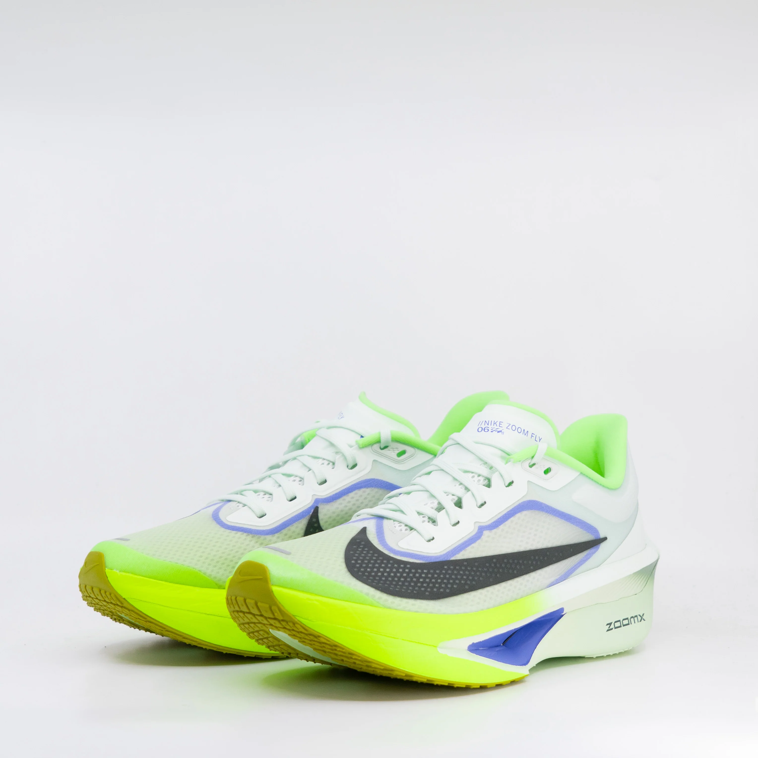 Nike Zoom Fly 6 (D Standard) Mens Barely Green/Black Spruce-Volt Ice