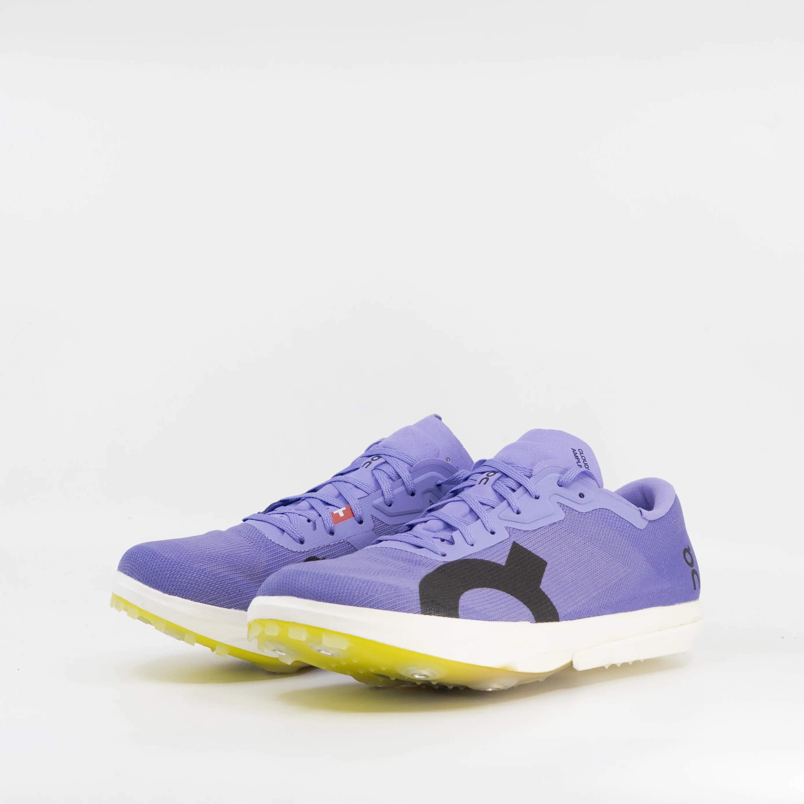ON Cloudspike Amplius 2 (B Standard) Womens Bloom/Limelight
