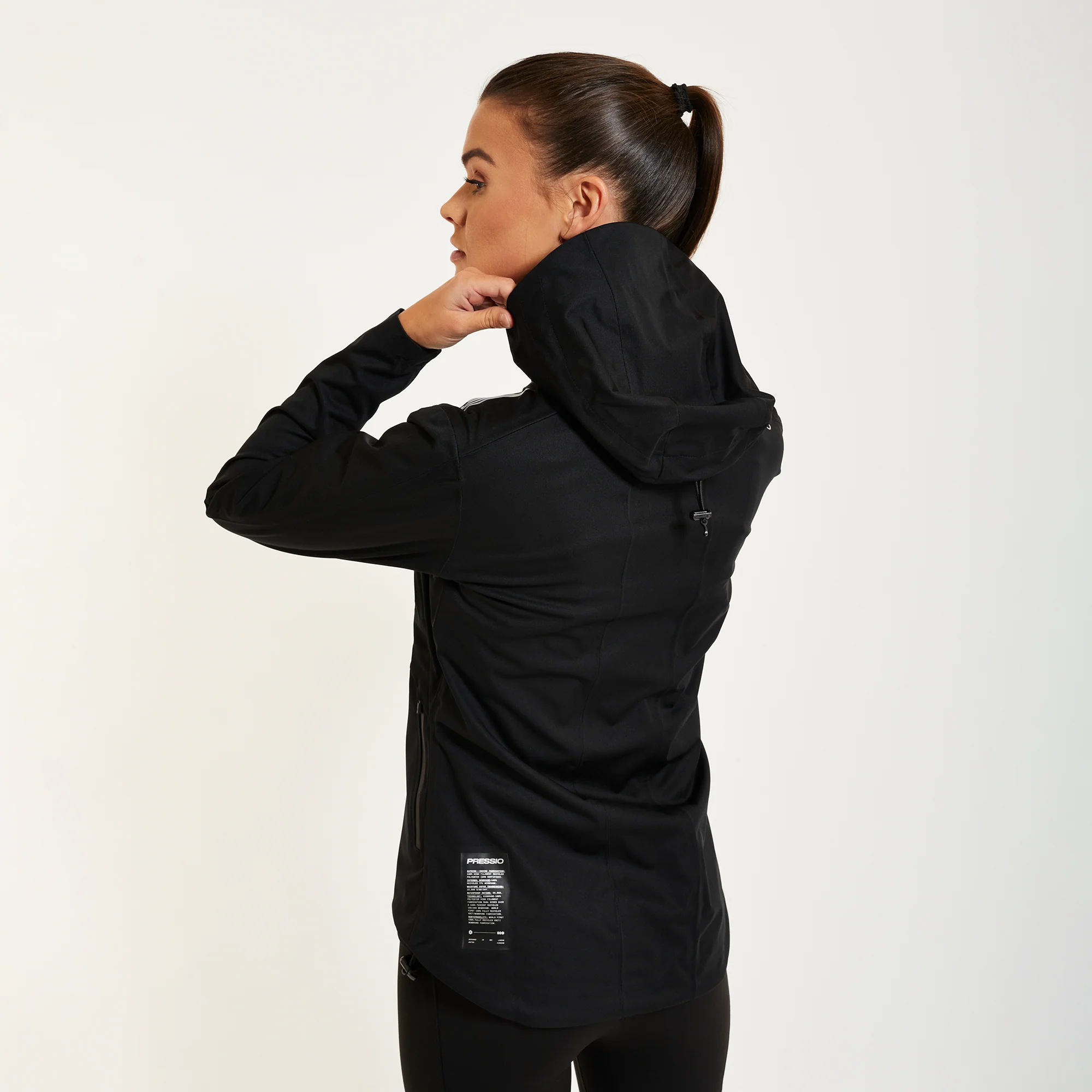 Pressio Ecotect 3L Waterproof Run Jacket Womens - Image 3