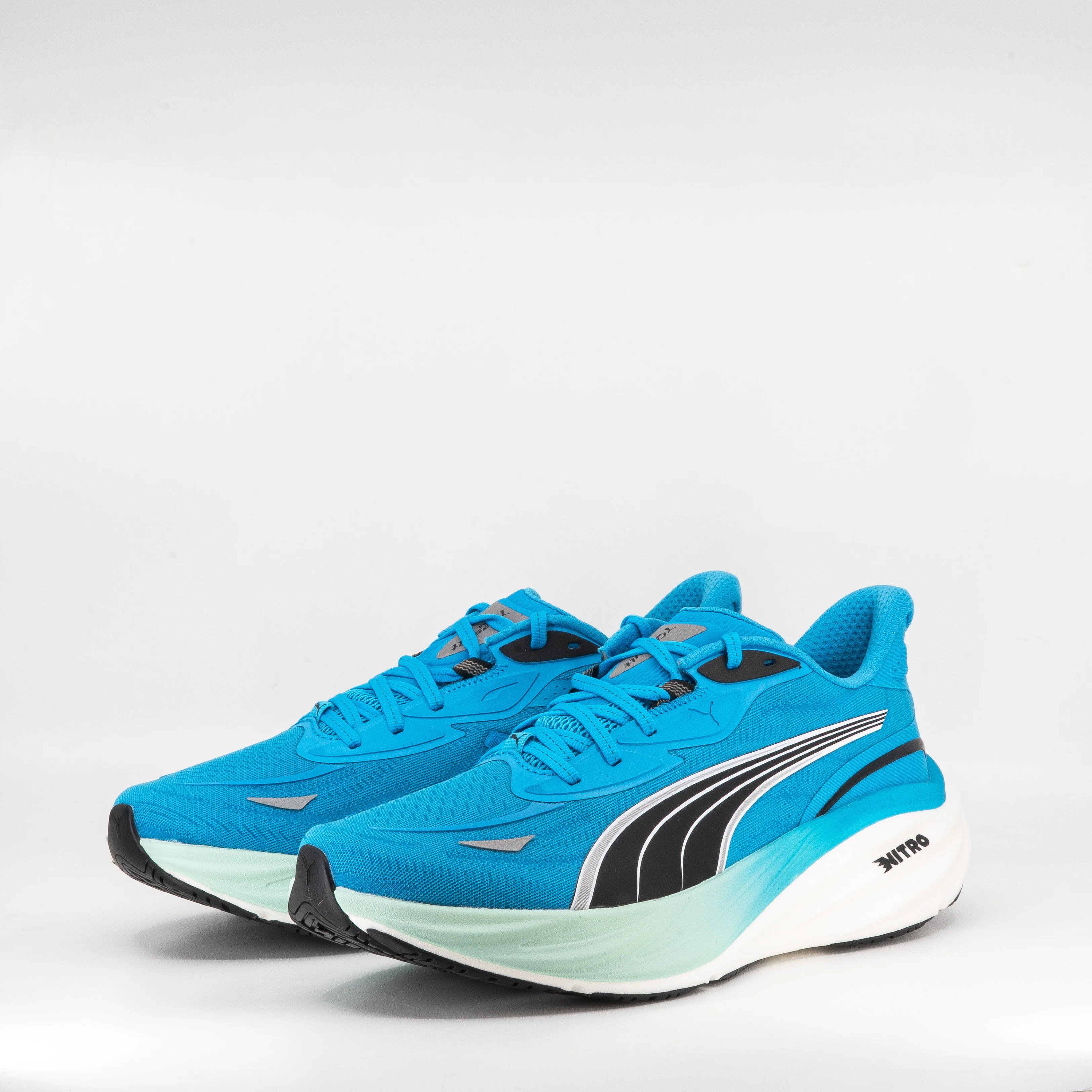 Puma Nitro Result (D Standard) Mens Sea Glass/Speed Blue